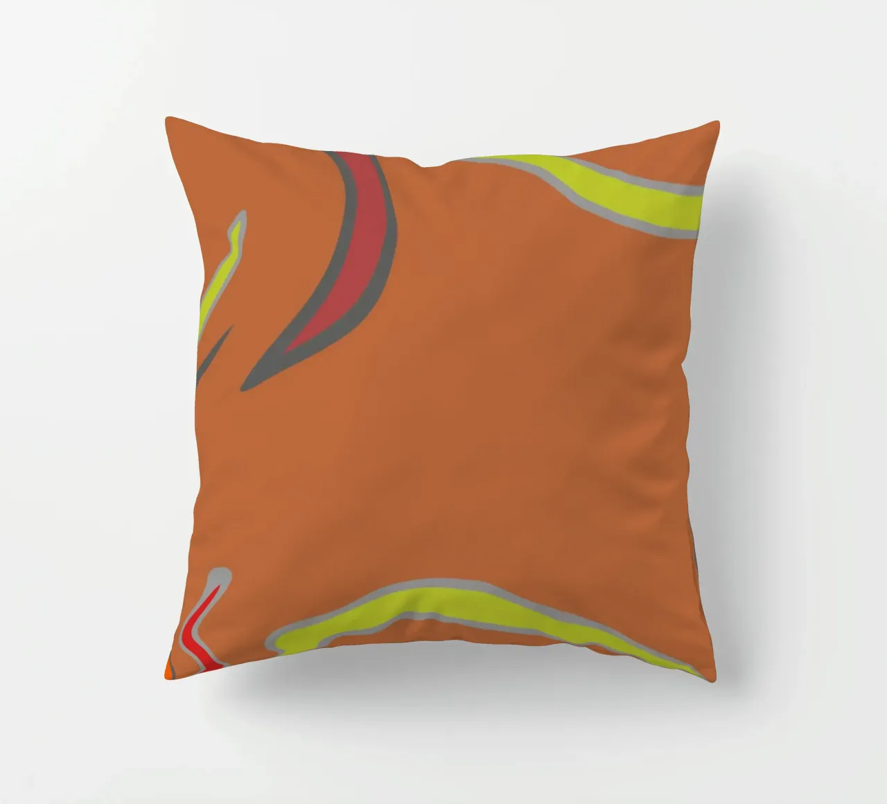 Abstract geometric fractal pattern decorative cushion by Something for you