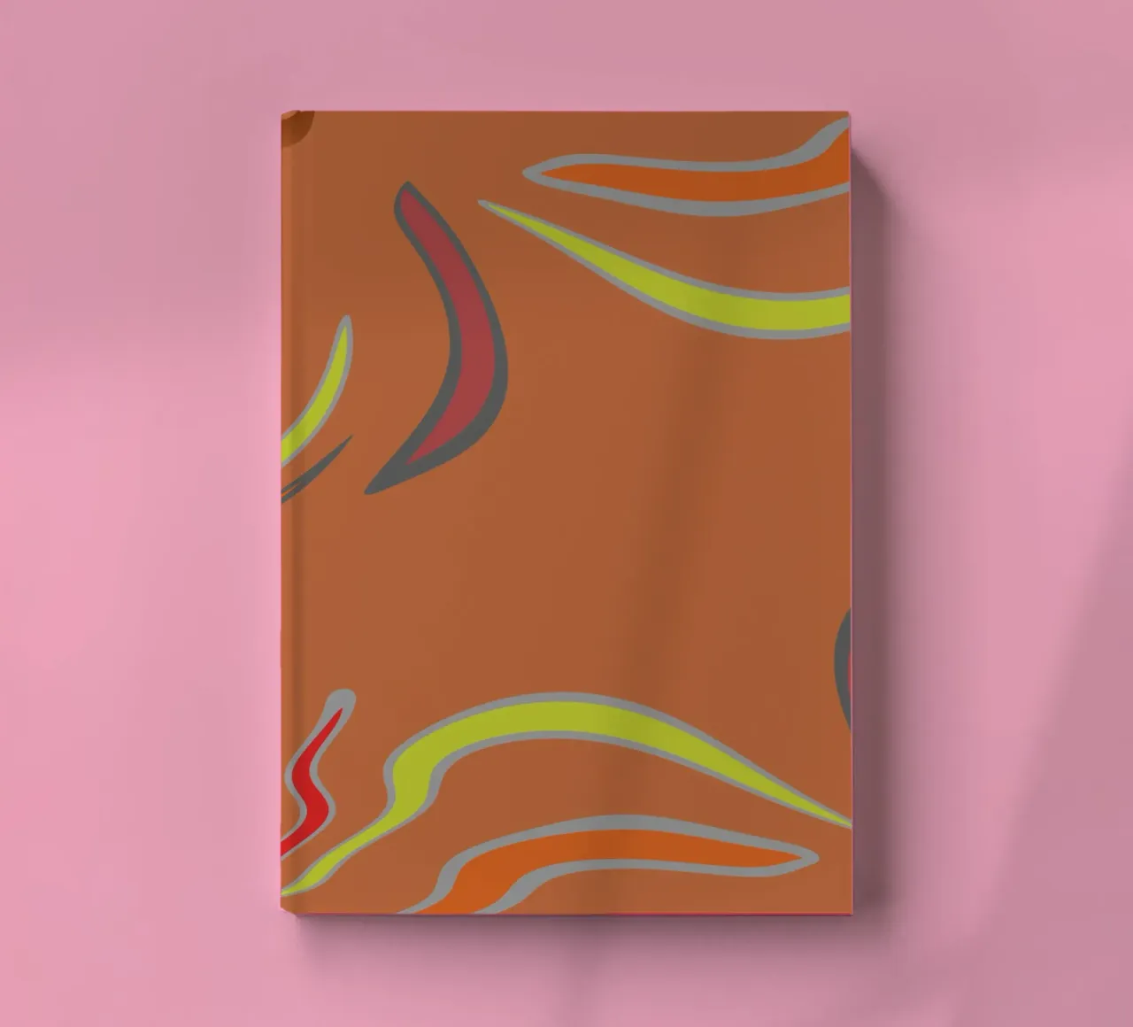 Abstract geometric fractal pattern notebook by Something for you