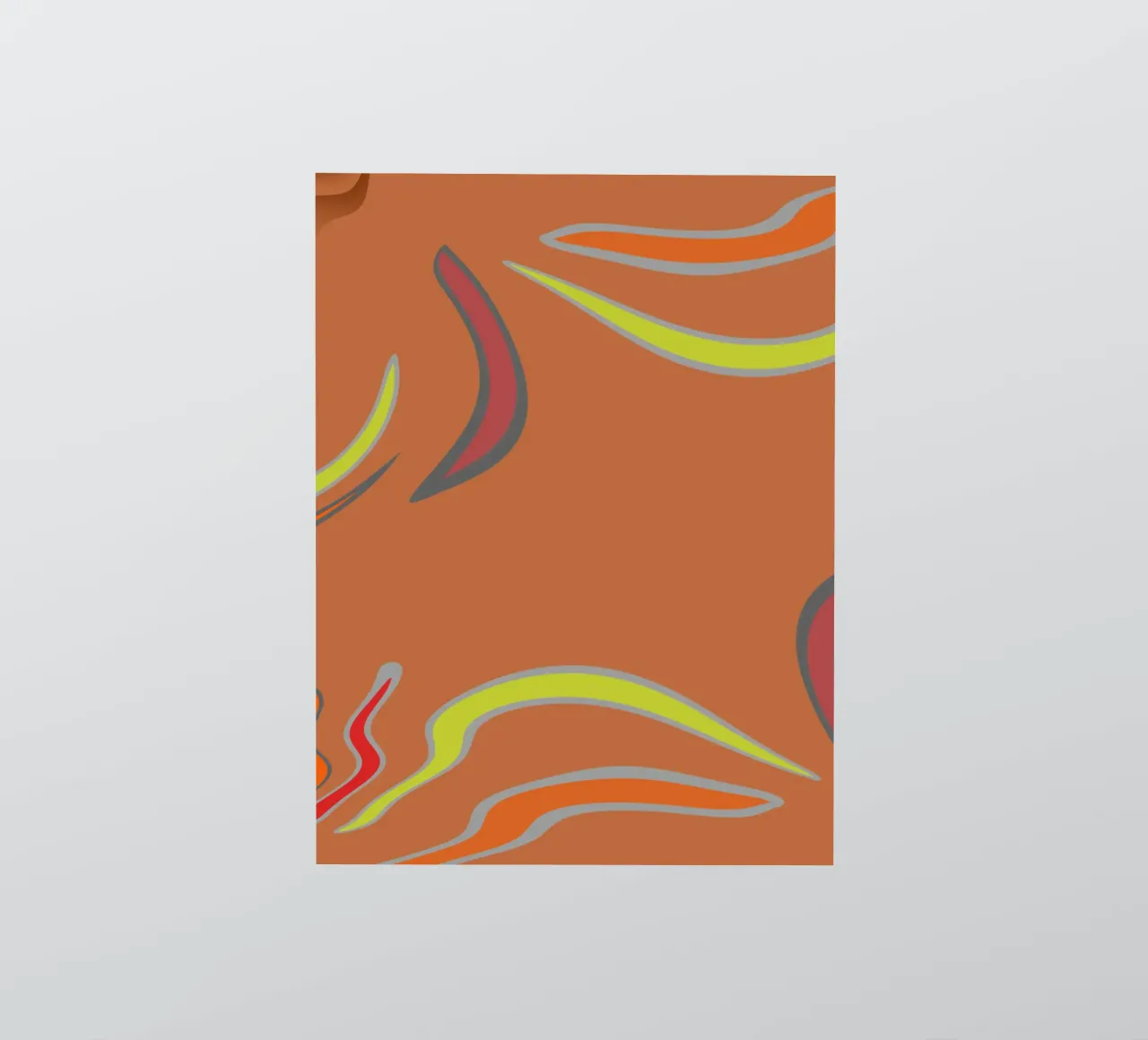 Abstract geometric fractal pattern sticker by Something for you