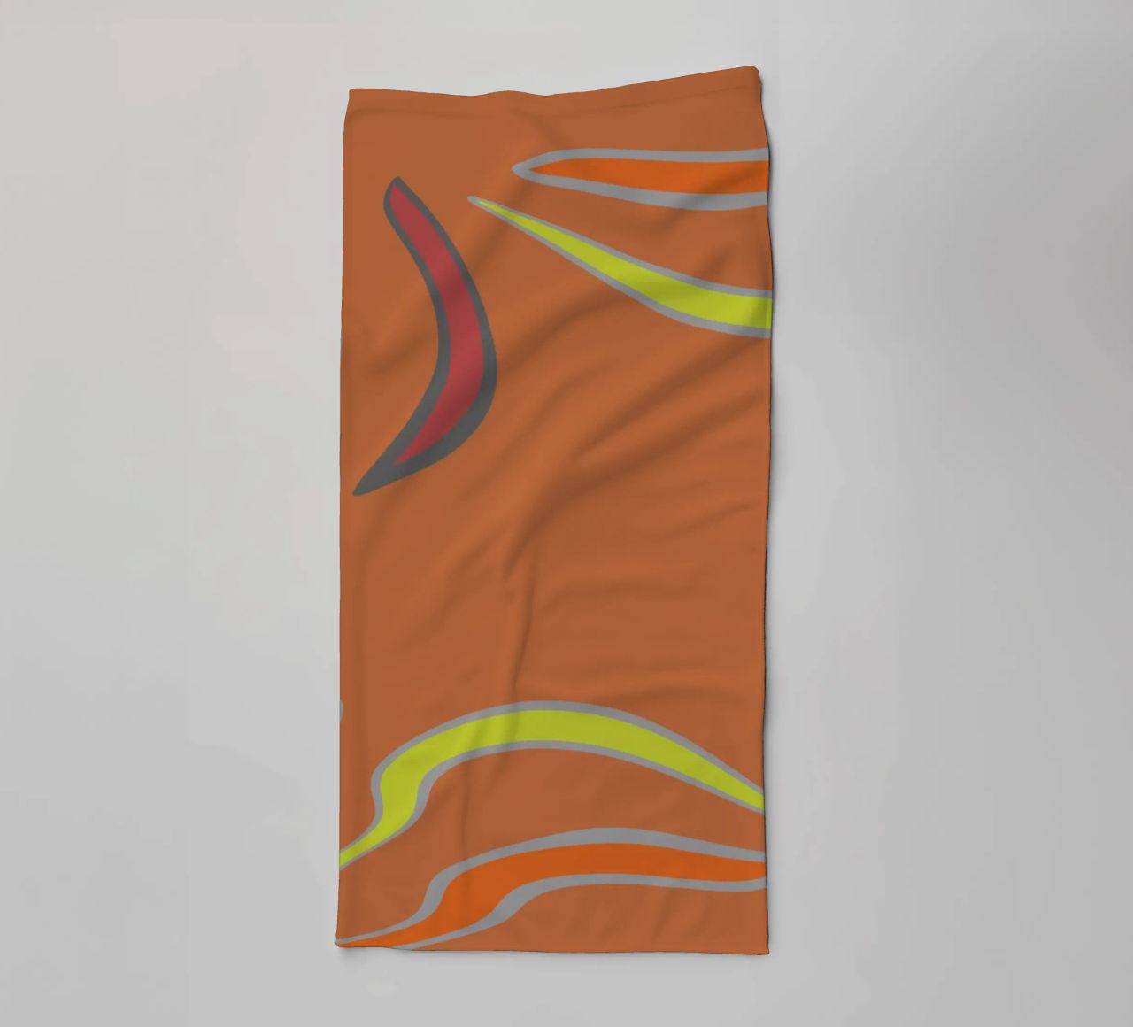 Abstract geometrisch fractaal patroon badhanddoek van Something for you