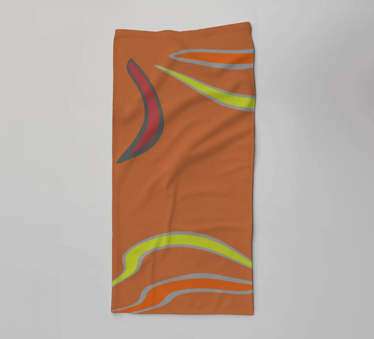 Abstract geometric fractal pattern towel by Something for you