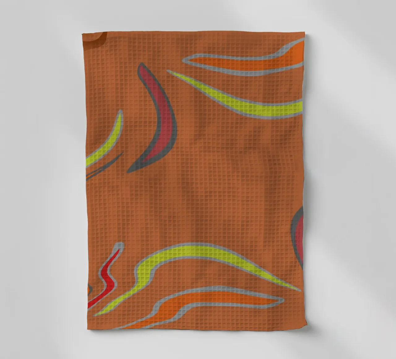 Abstraktes geometrisches fraktales Muster Geschirrtuch von Something for you