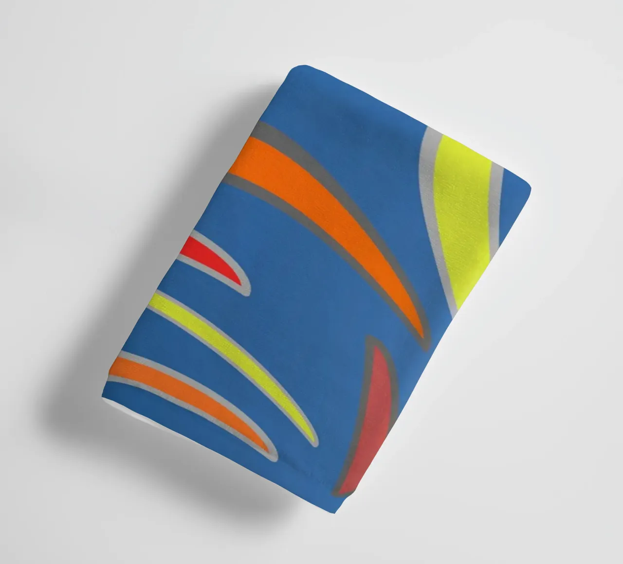 Abstract geometric fractal wavy pattern towel by Something for you