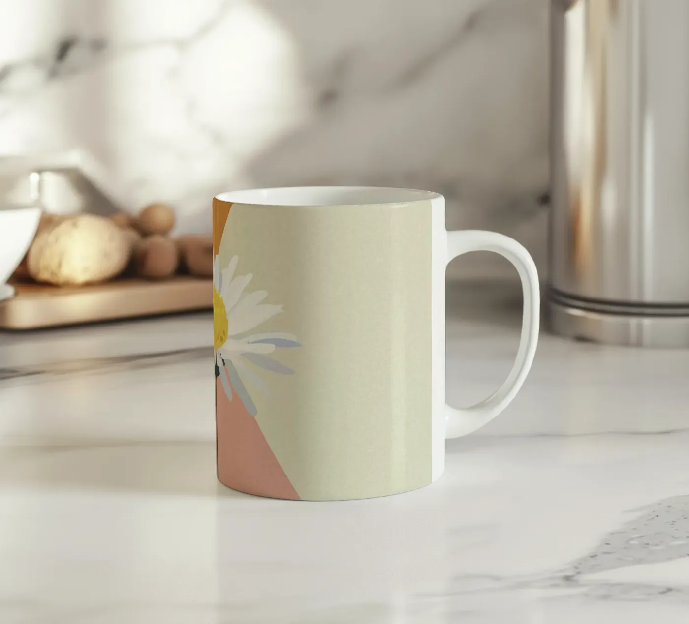 Daisy ceramic mug by GigiRosado