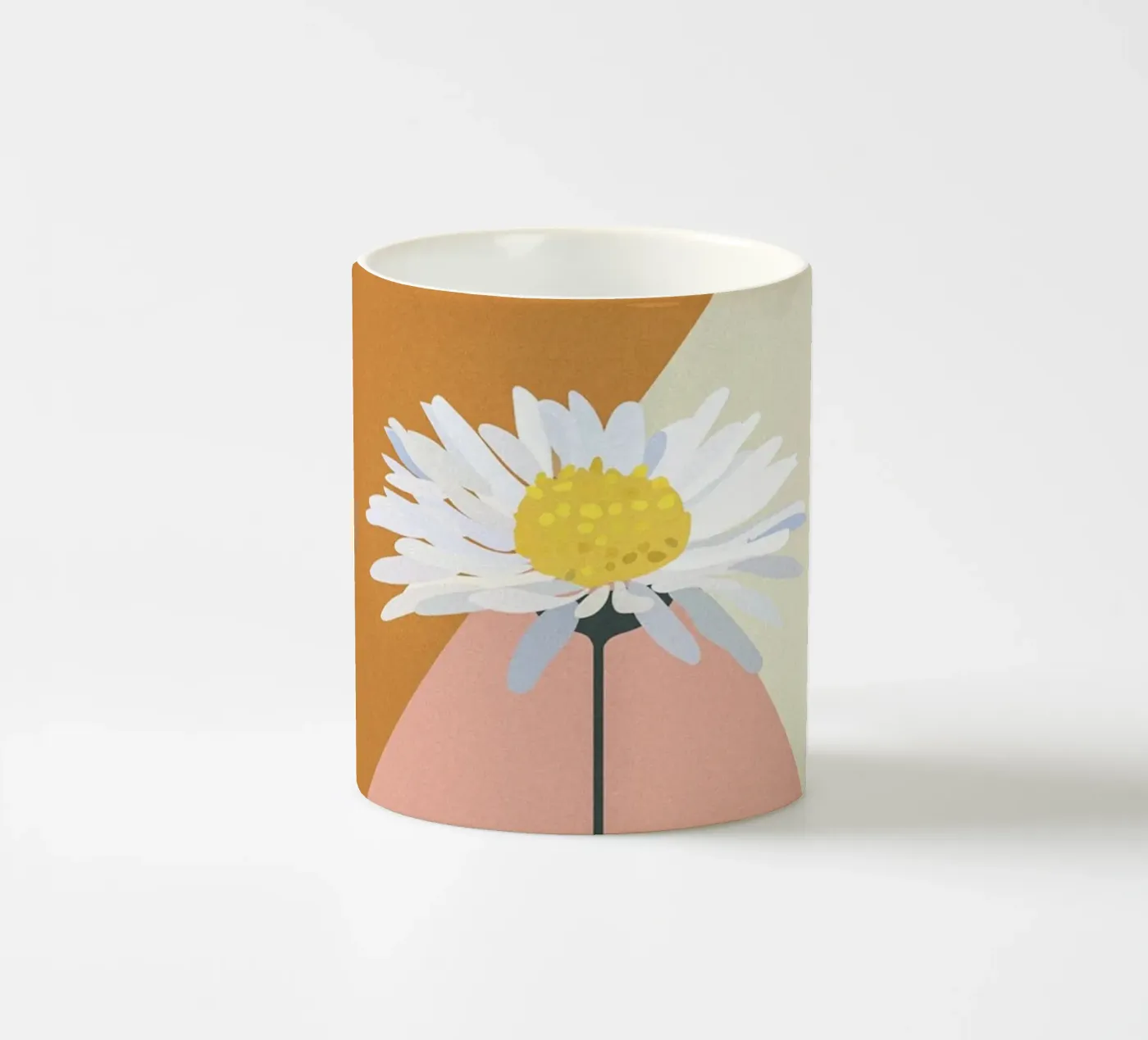 Daisy ceramic mug by GigiRosado
