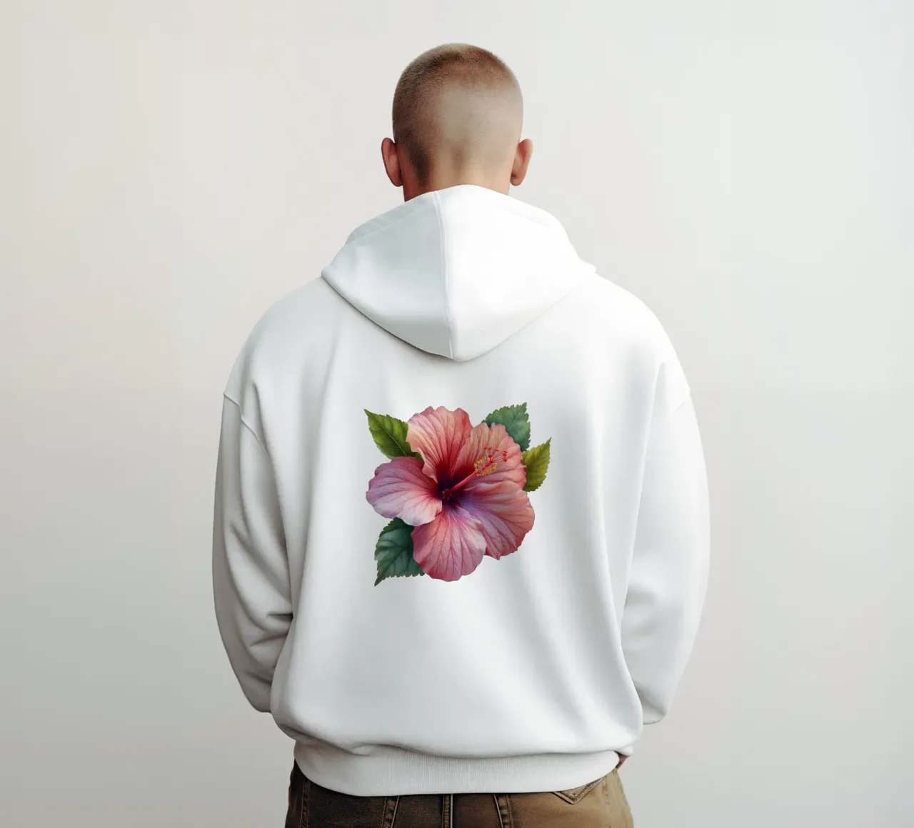 Fiore di ibisco 4 felpa con cappuccio da Bold Blooms