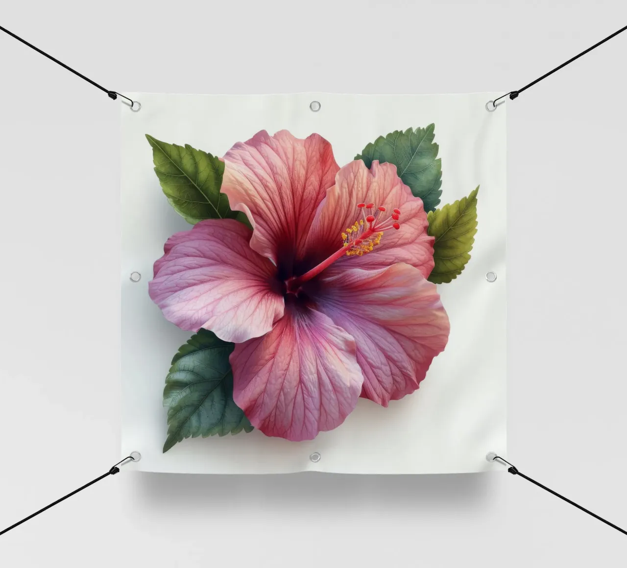 Fiore di ibisco 4 telo in pvc da Bold Blooms