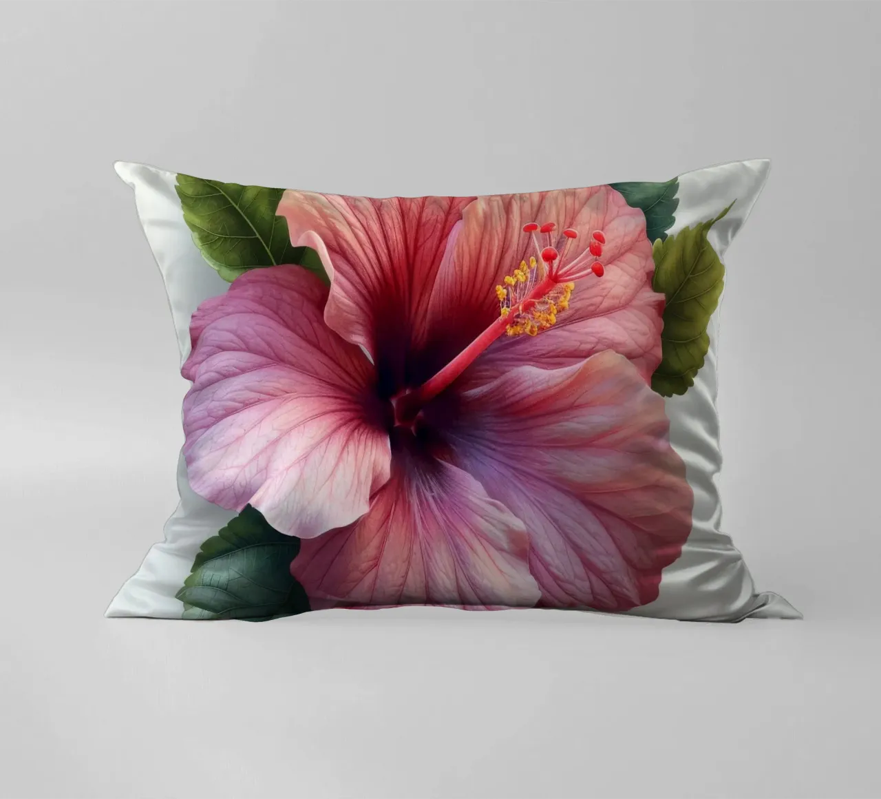 Fiore di ibisco 4 cuscino da Bold Blooms