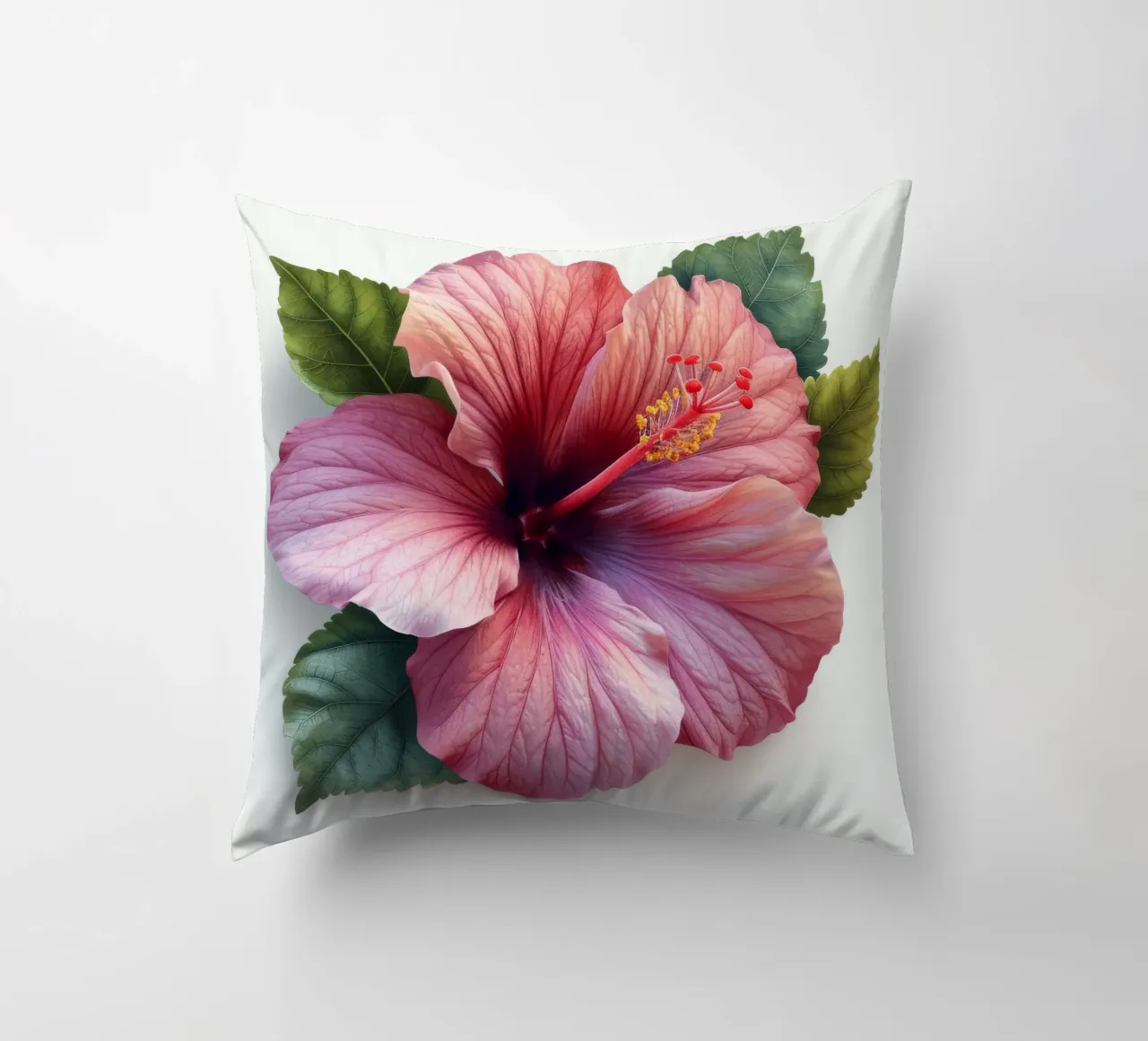 Fiore di ibisco 4 cuscino da Bold Blooms