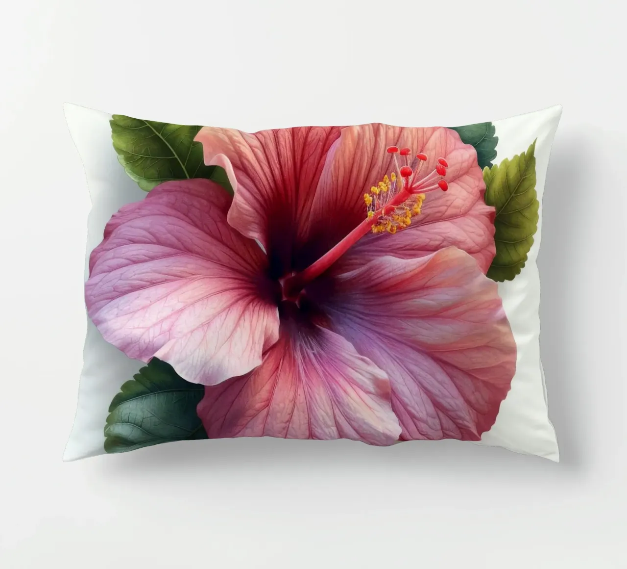 Fiore di ibisco 4 cuscino da Bold Blooms