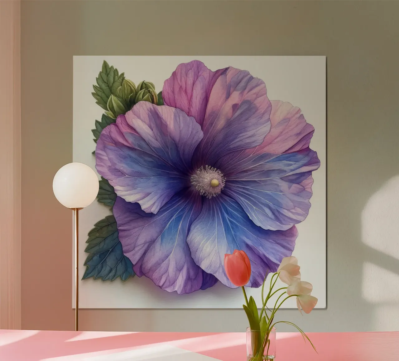 Fiore di agrifoglio 2 poster con telaio in plastica da Bold Blooms