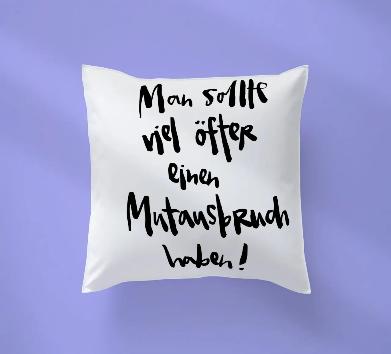 Mutausbruch cuscino da Brushmeetspaper