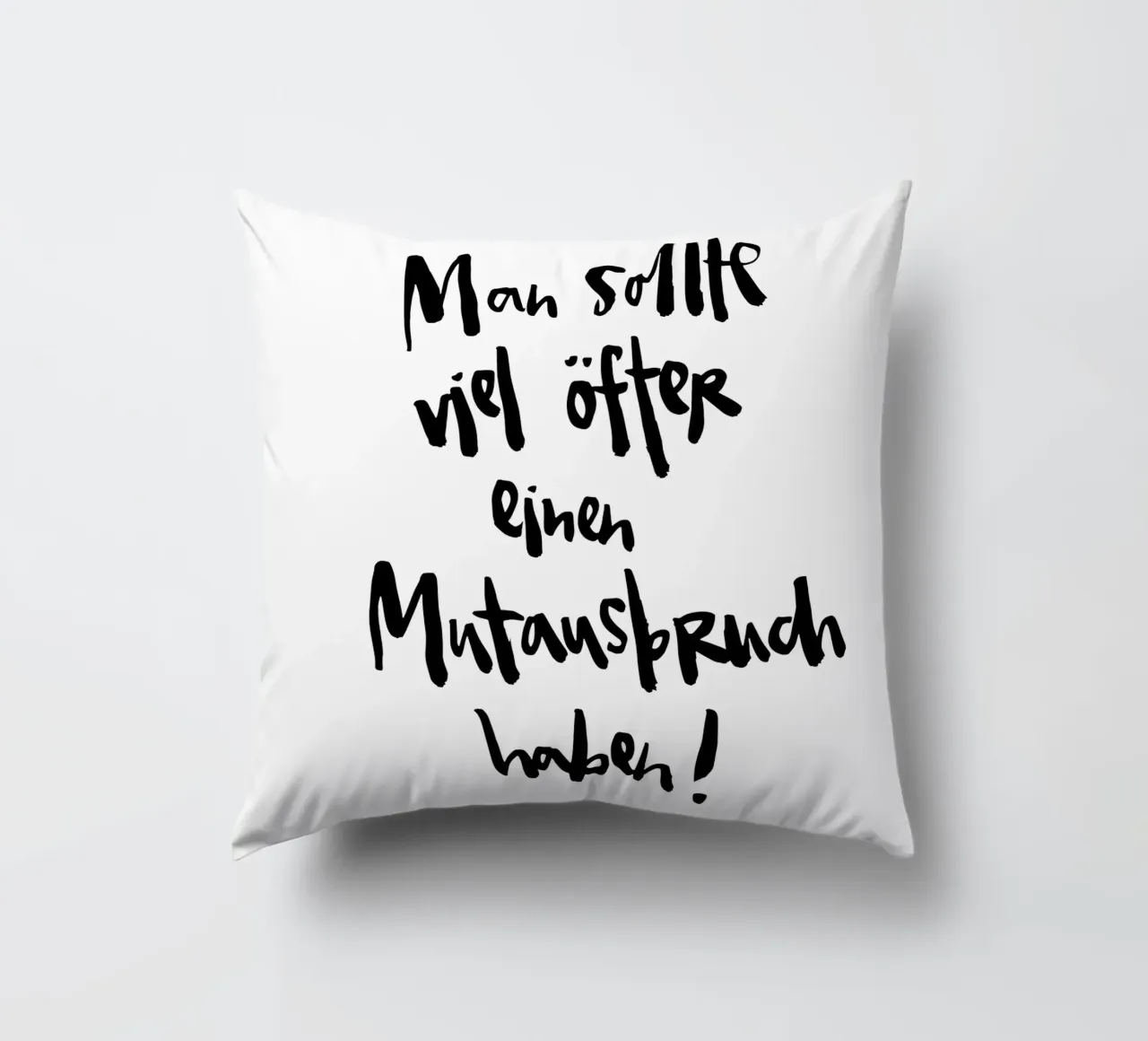 Mutausbruch cuscino da Brushmeetspaper