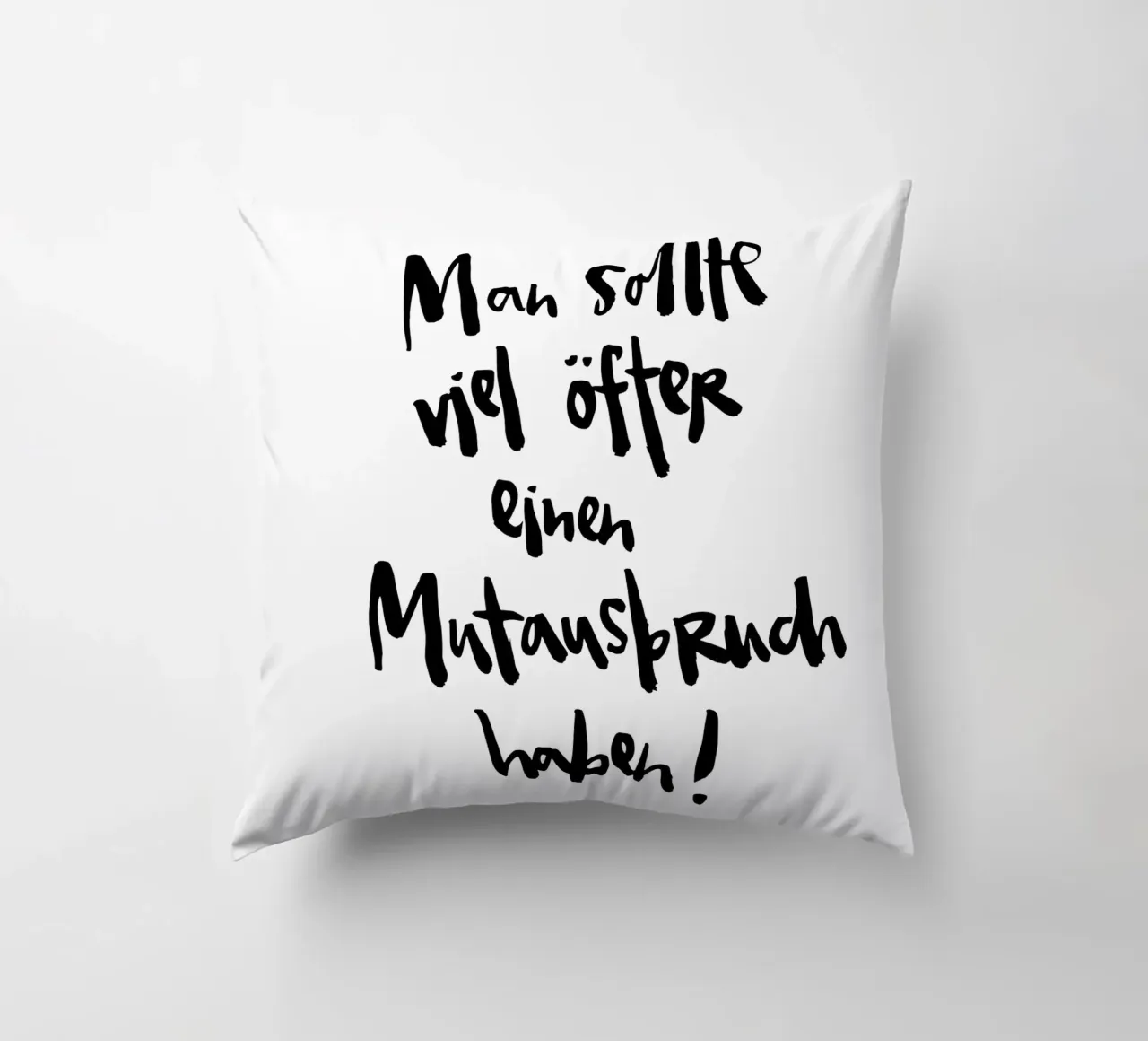 Mutausbruch cuscino da Brushmeetspaper