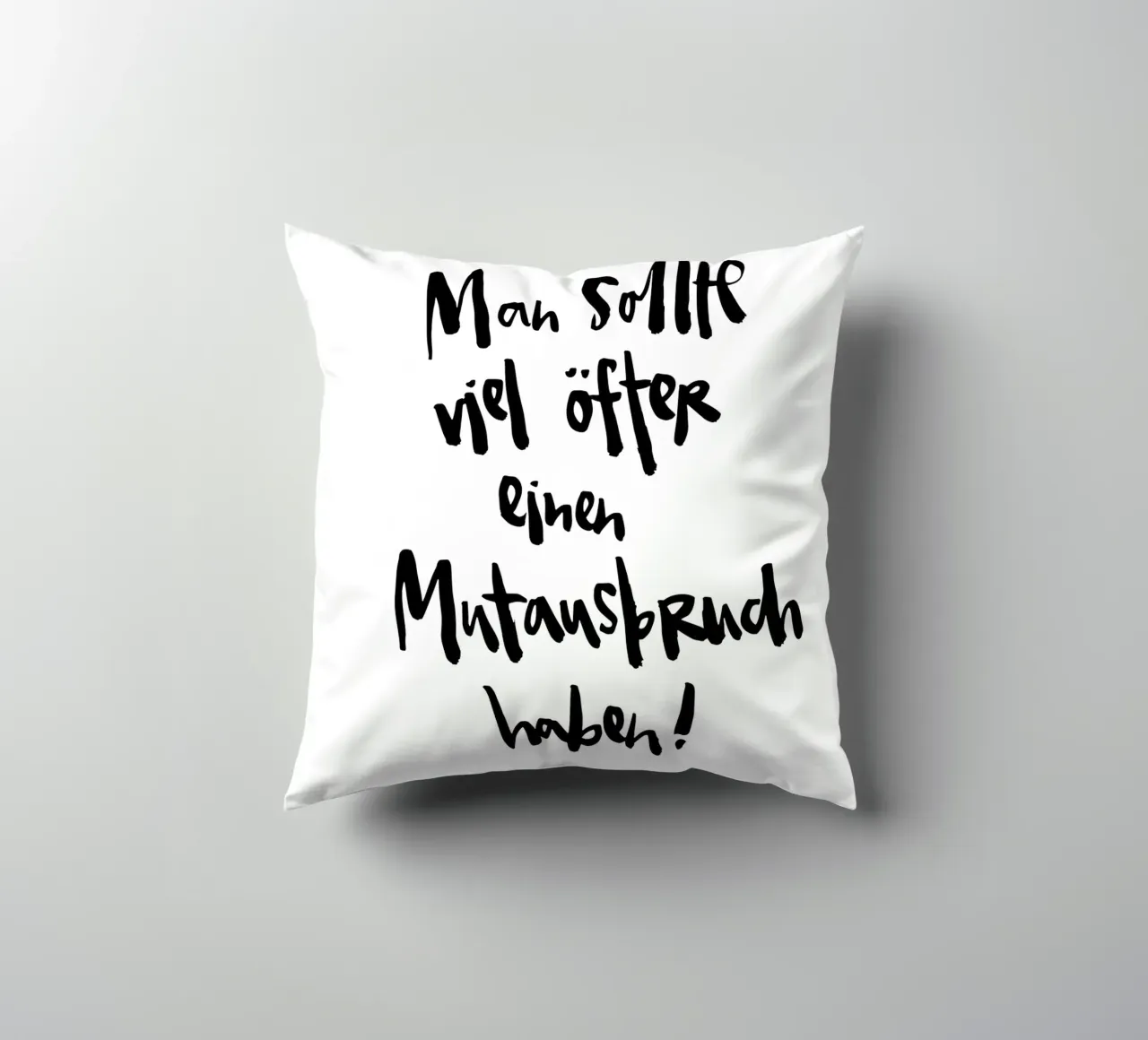 Mutausbruch cuscino da Brushmeetspaper