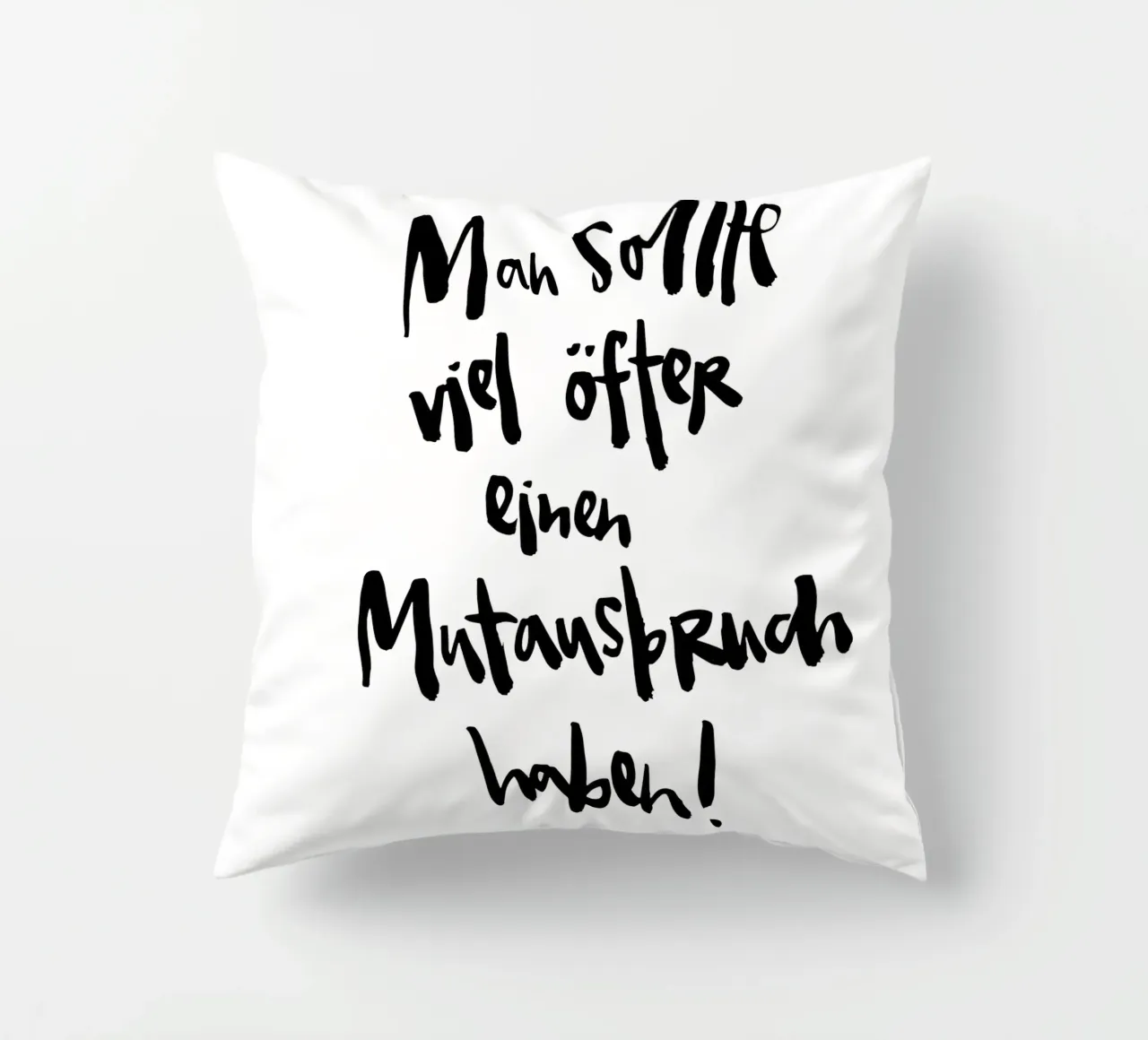 Mutausbruch cuscino da Brushmeetspaper