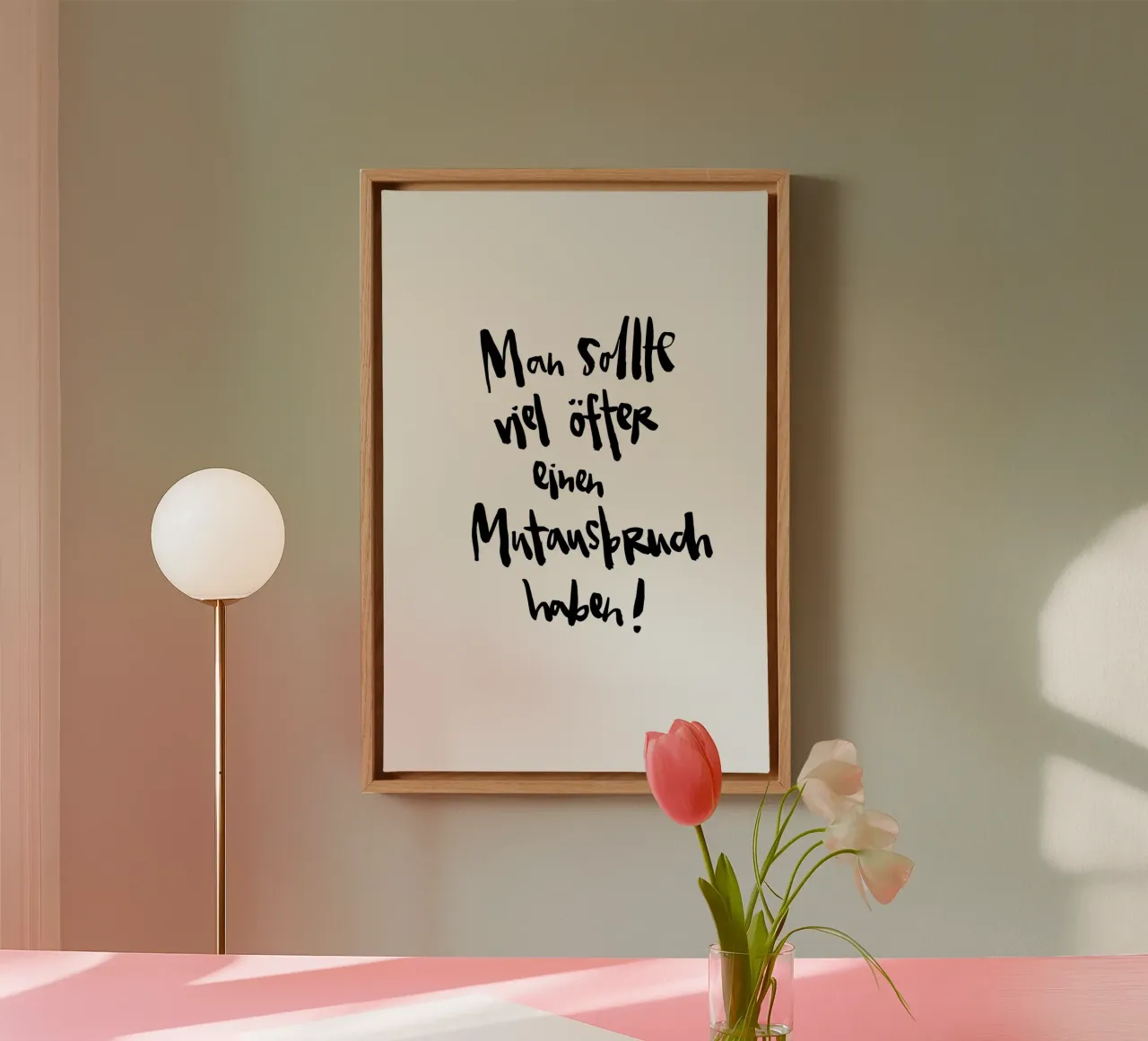 Mutausbruch canvas by Brushmeetspaper