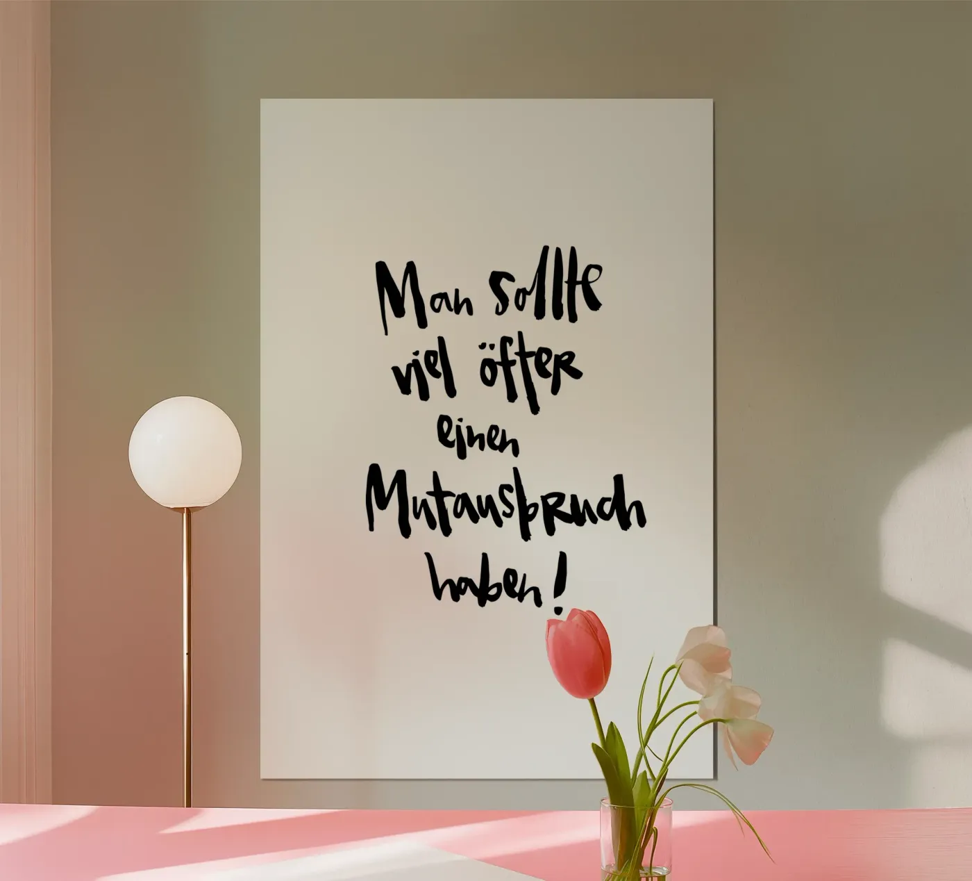 Mutausbruch poster da Brushmeetspaper