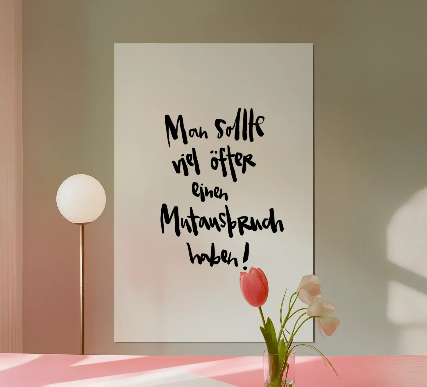 Mutausbruch poster da Brushmeetspaper