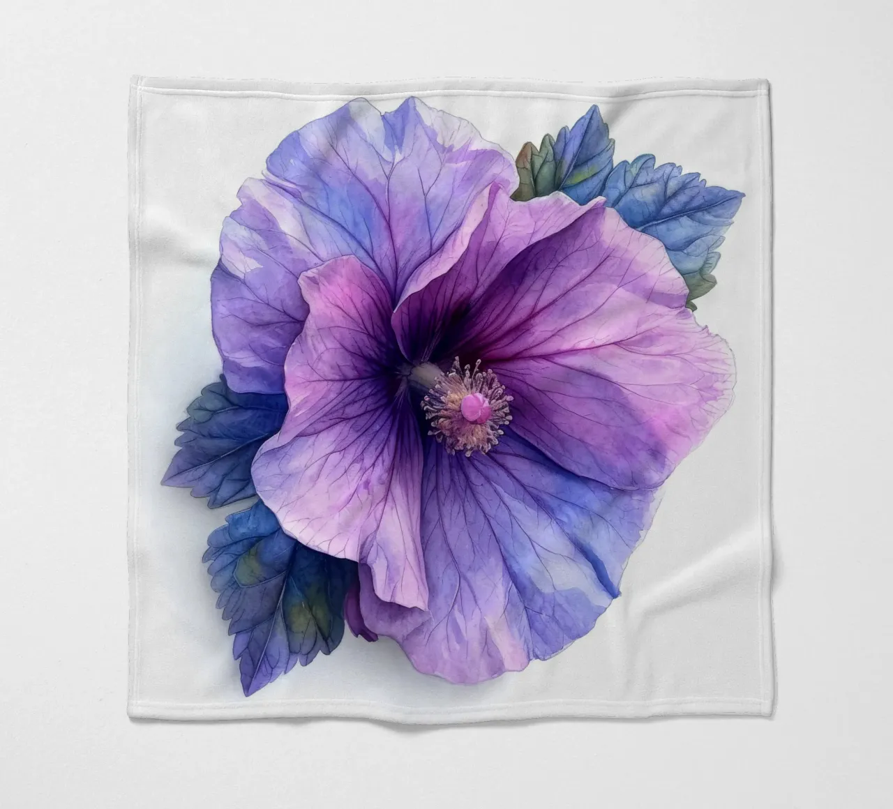 Fiore di agrifoglio 4 coperta in pile da Bold Blooms