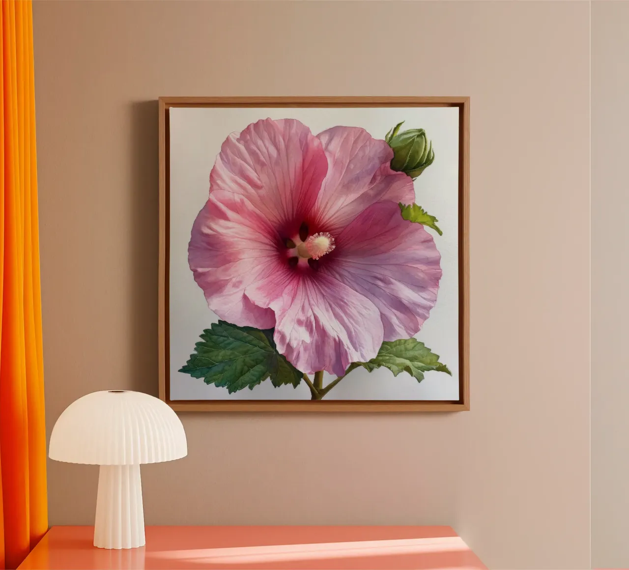 Fiore di agrifoglio 1 tela con Cornice a cassetta da Bold Blooms