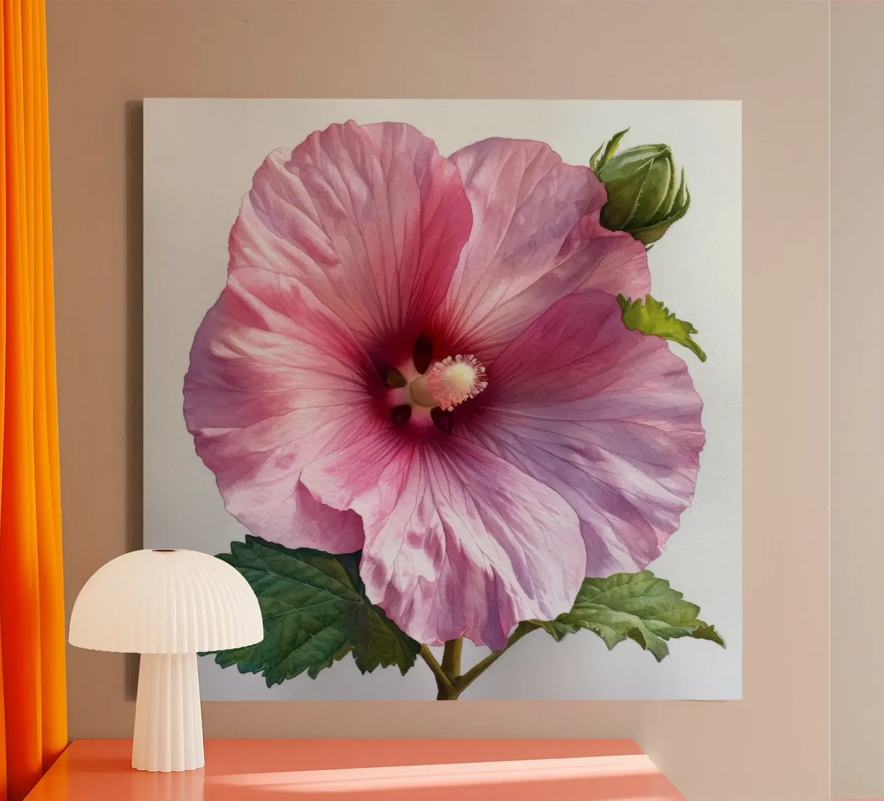 Fiore di agrifoglio 1 tela con Cornice a cassetta da Bold Blooms