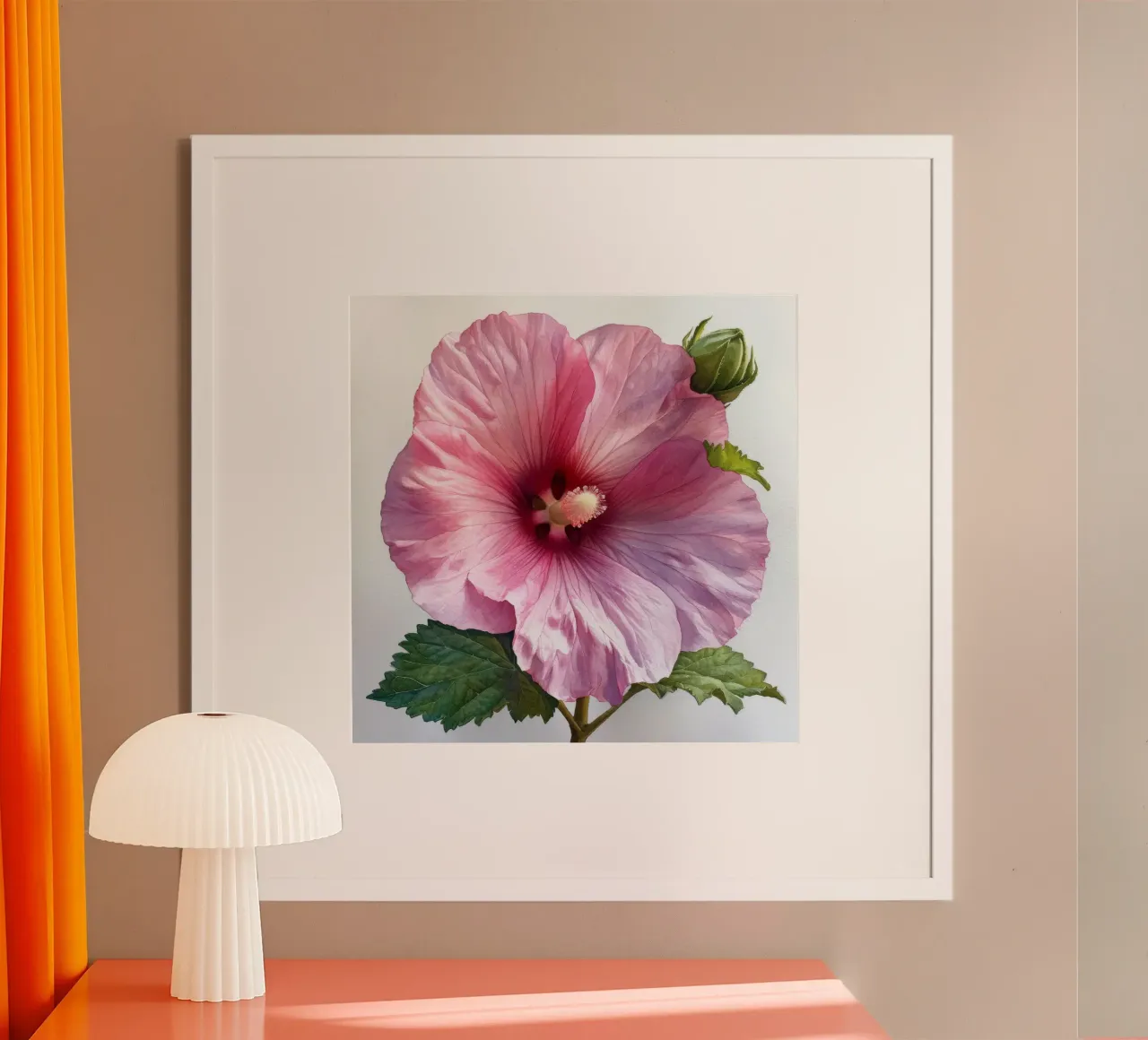 Fiore di agrifoglio 1 poster con telaio in plastica da Bold Blooms