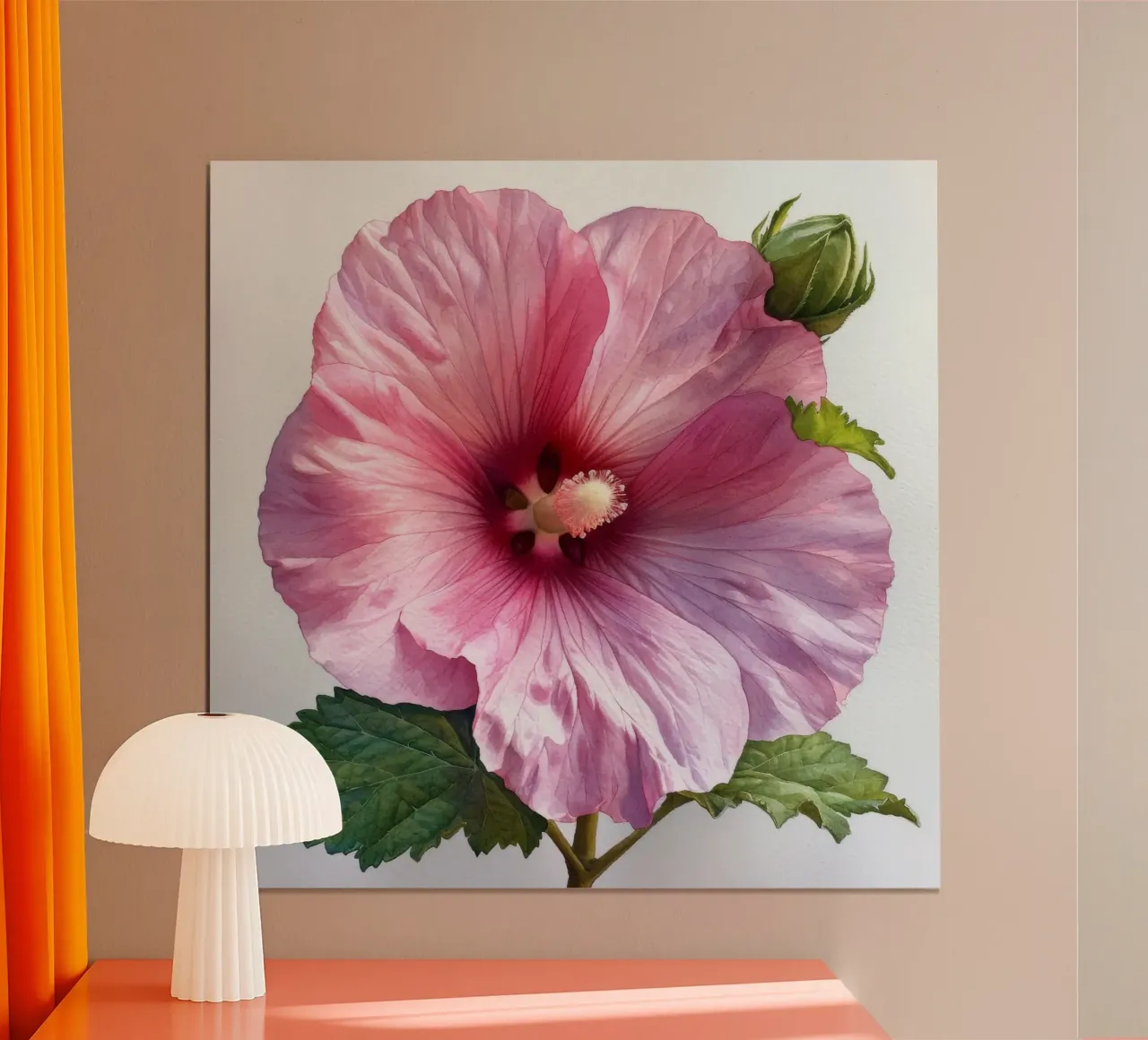 Fiore di agrifoglio 1 poster con telaio in plastica da Bold Blooms