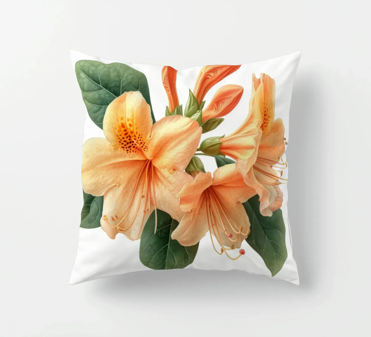 Fiore di caprifoglio 2 cuscino da Bold Blooms