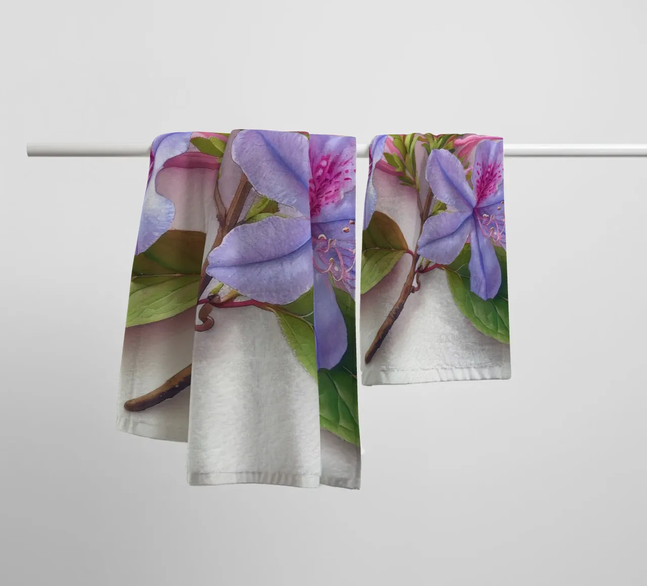 Fiore di caprifoglio 3 asciugamano da bagno da Bold Blooms