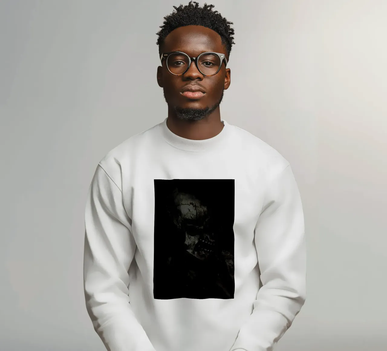 Skull felpa da Shot By Clint