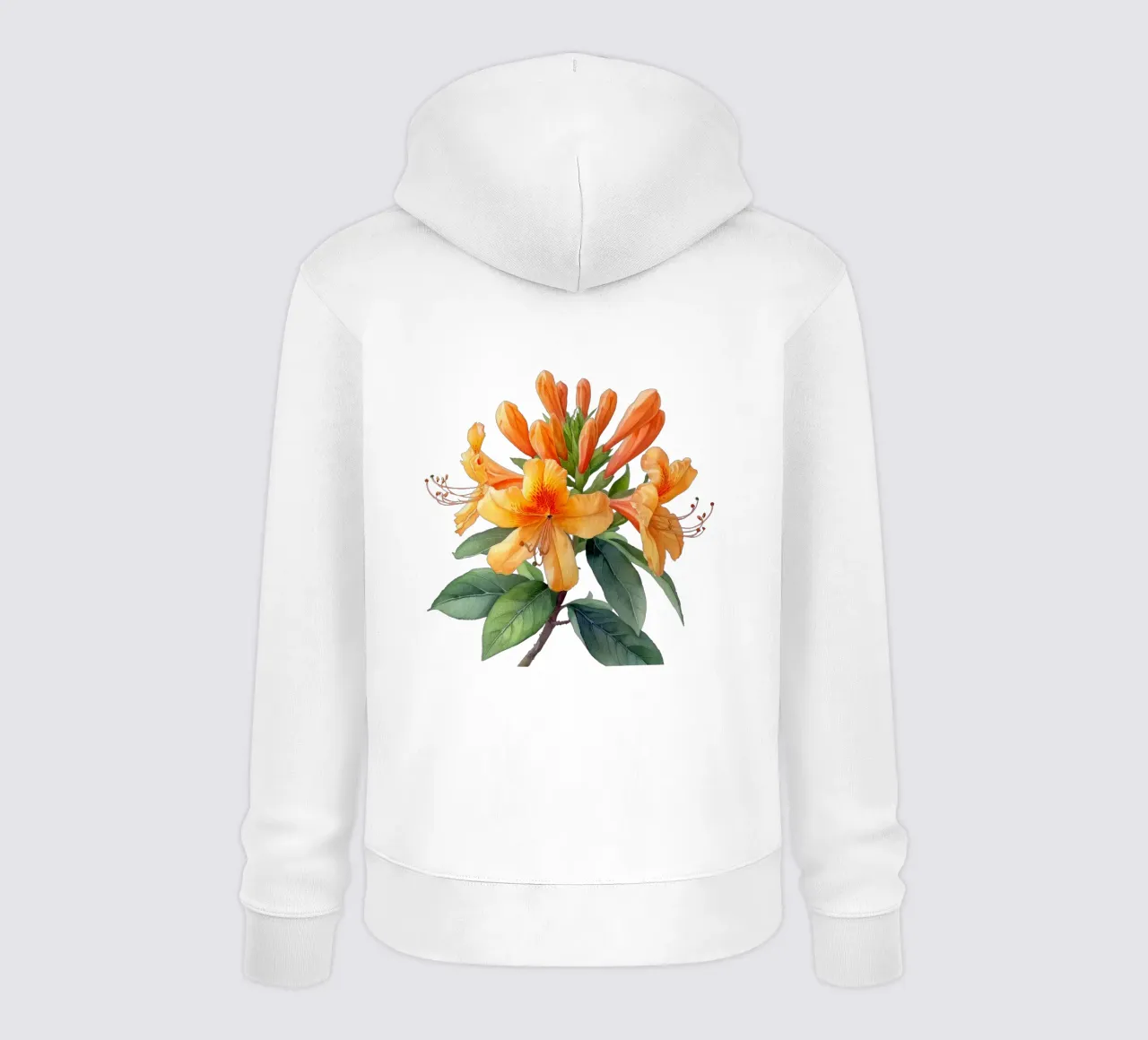 Fiore di caprifoglio 1 felpa con cappuccio da Bold Blooms