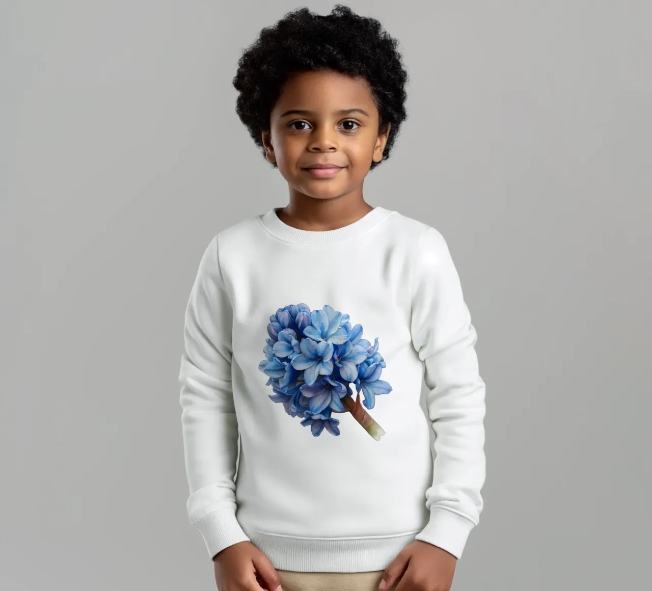 Fiore di giacinto 2 felpa bambino da Bold Blooms