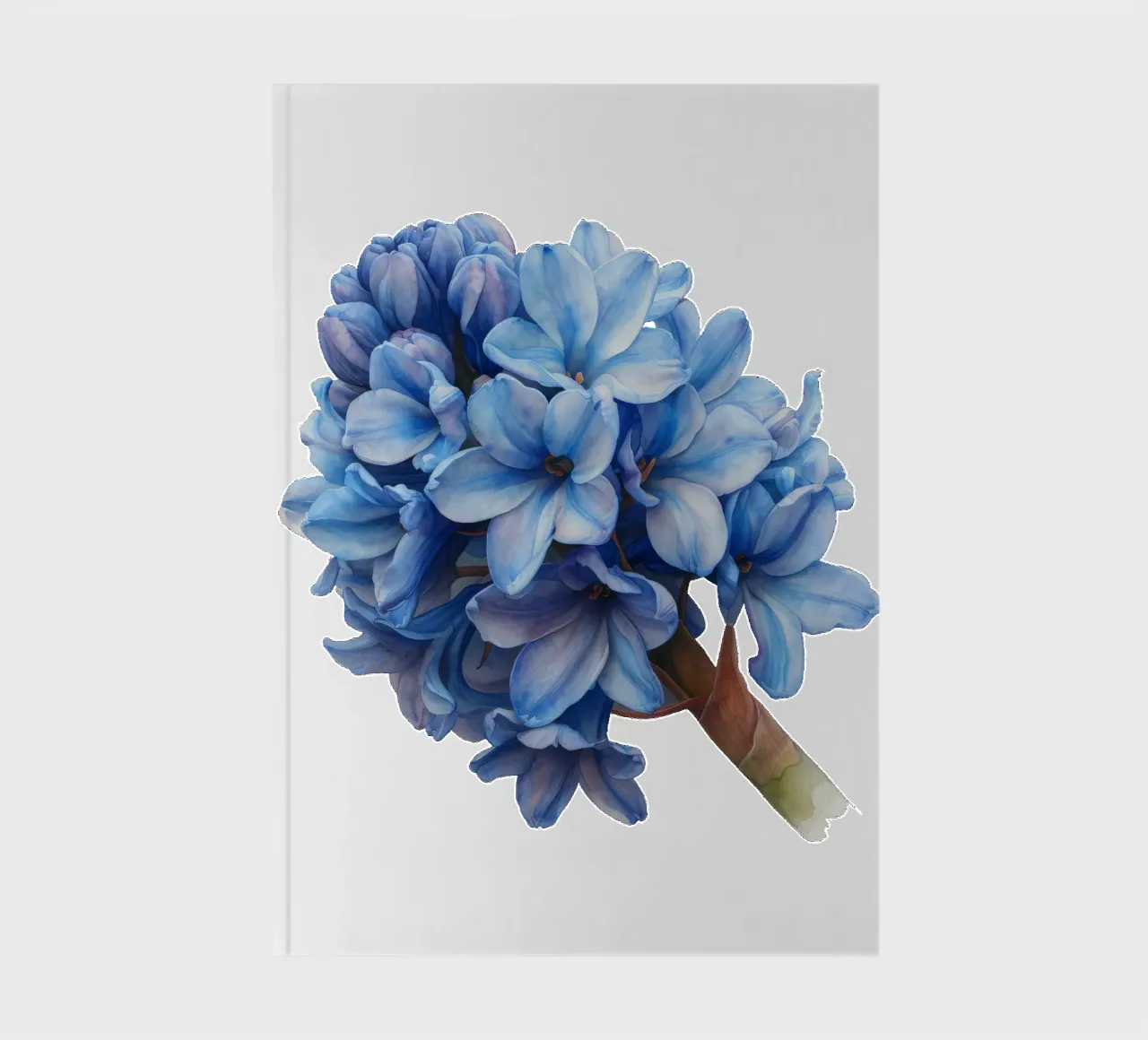 Hyacinth Flower 2 notebook by Bold Blooms
