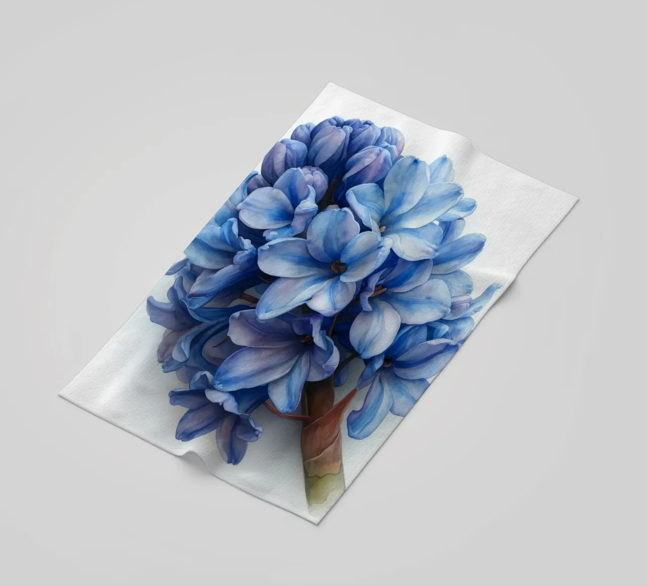 Fiore di giacinto 2 telo mare da Bold Blooms