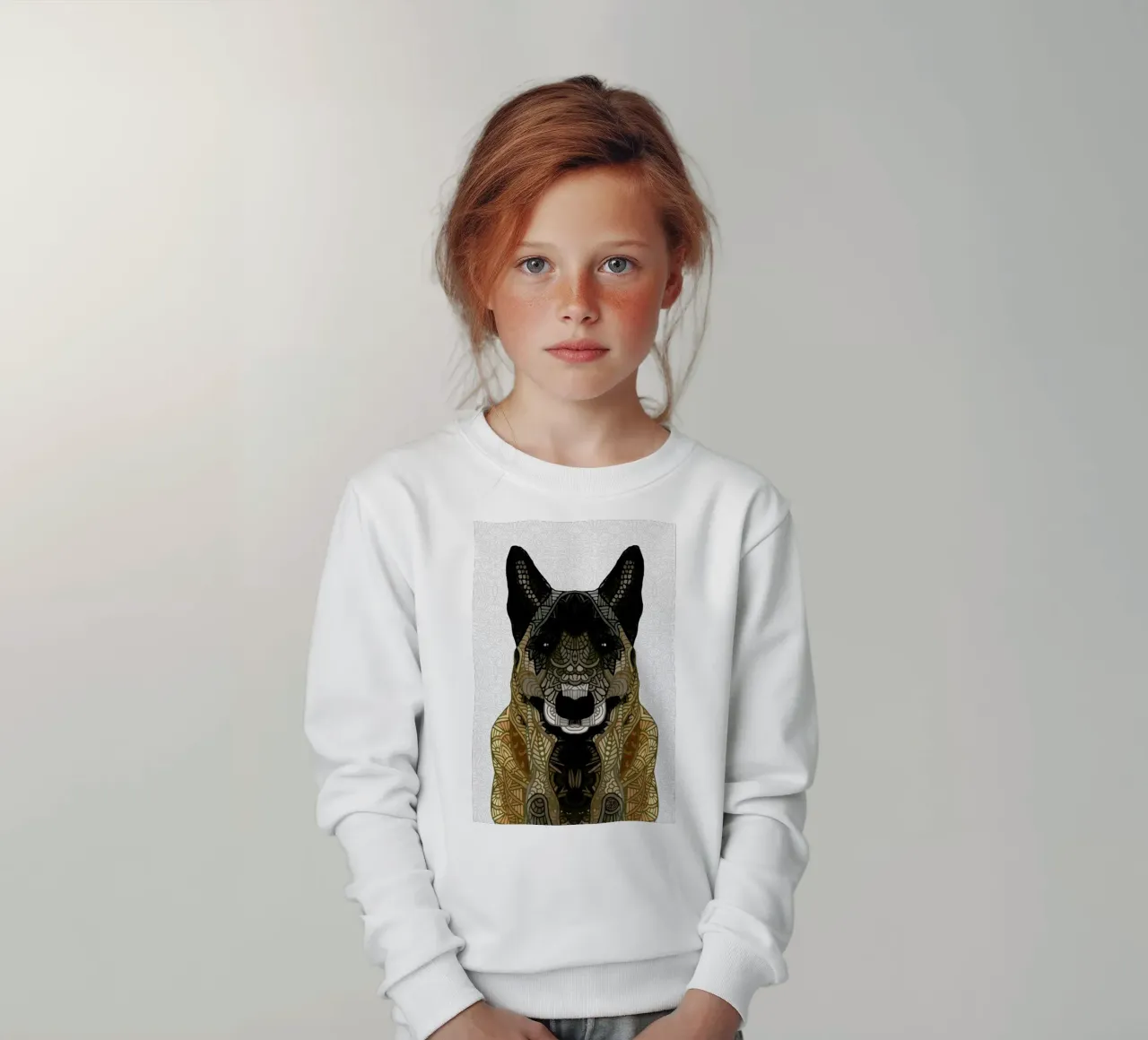 Malinois - Belgian Shepherd felpa bambino da Angelika Parker