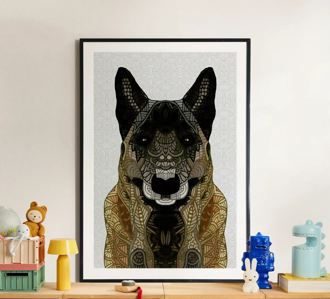 Malinois - Belgian Shepherd poster da Angelika Parker
