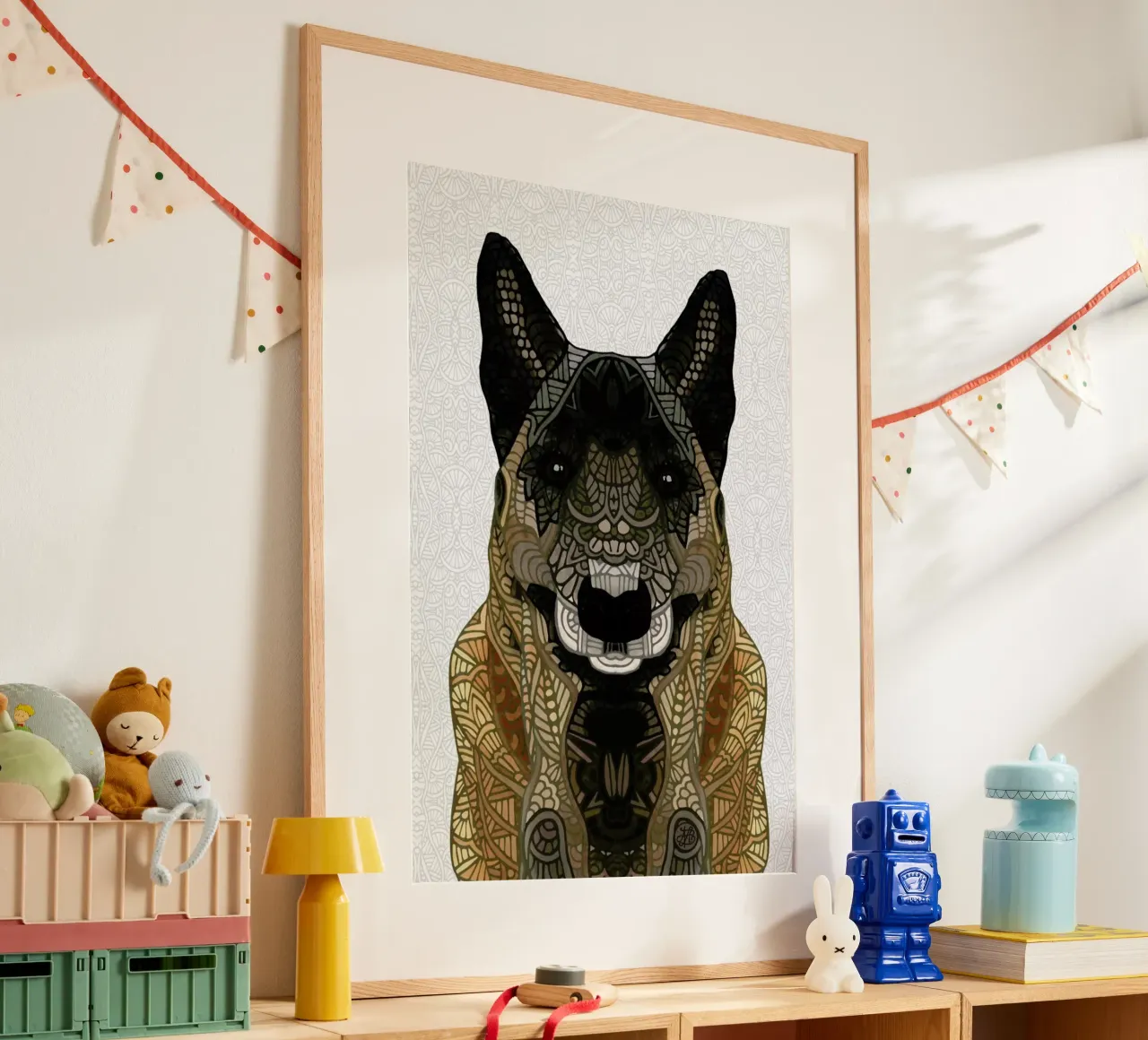 Malinois - Belgian Shepherd carta hahnemühle da Angelika Parker