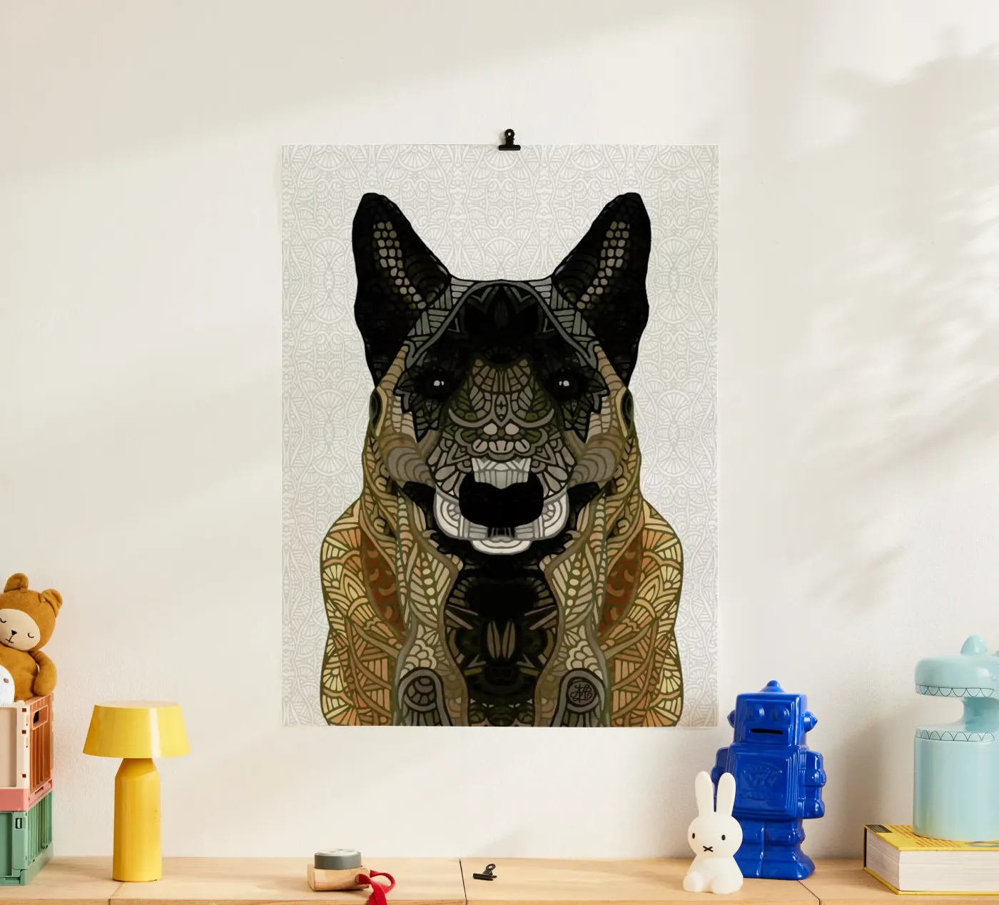 Malinois - Belgian Shepherd poster da Angelika Parker