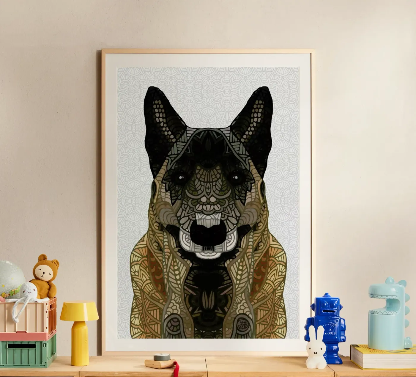 Malinois - Belgian Shepherd poster da Angelika Parker