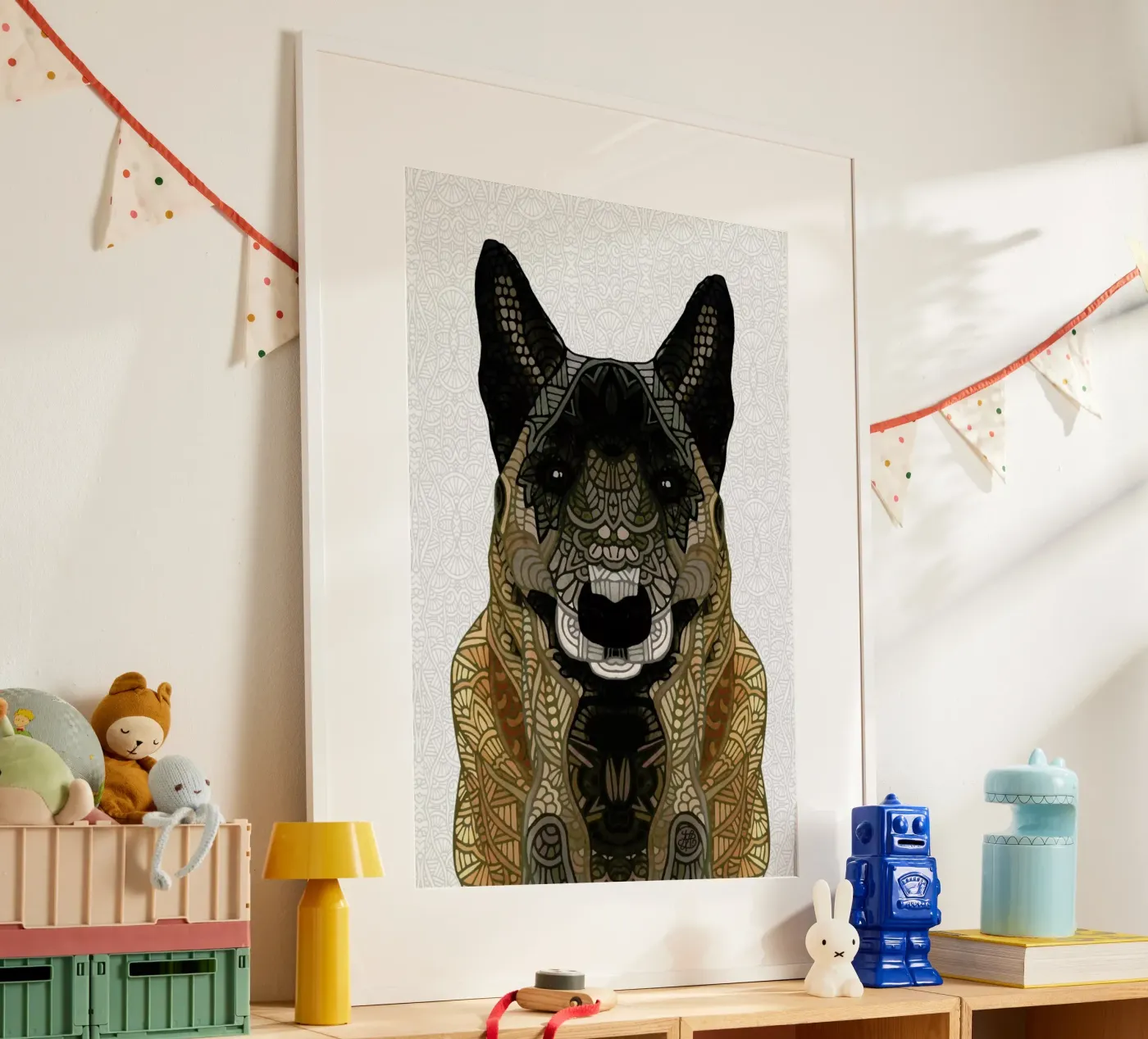 Malinois - Belgian Shepherd poster da Angelika Parker