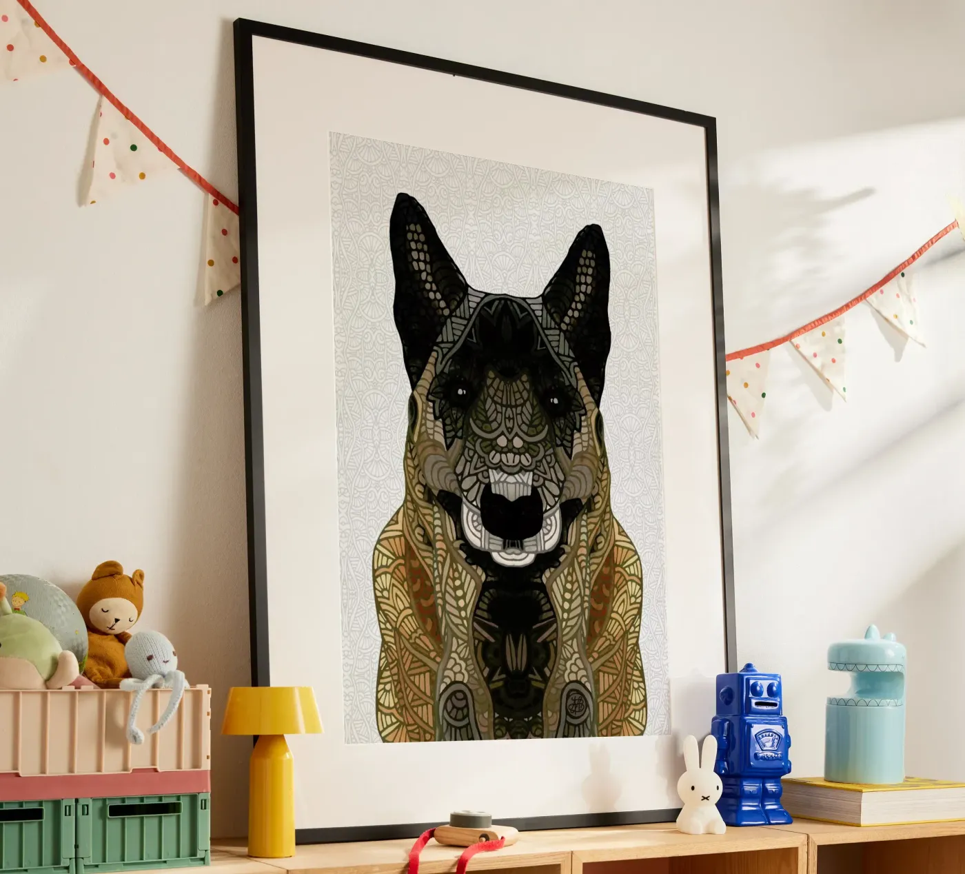 Malinois - Belgian Shepherd poster da Angelika Parker