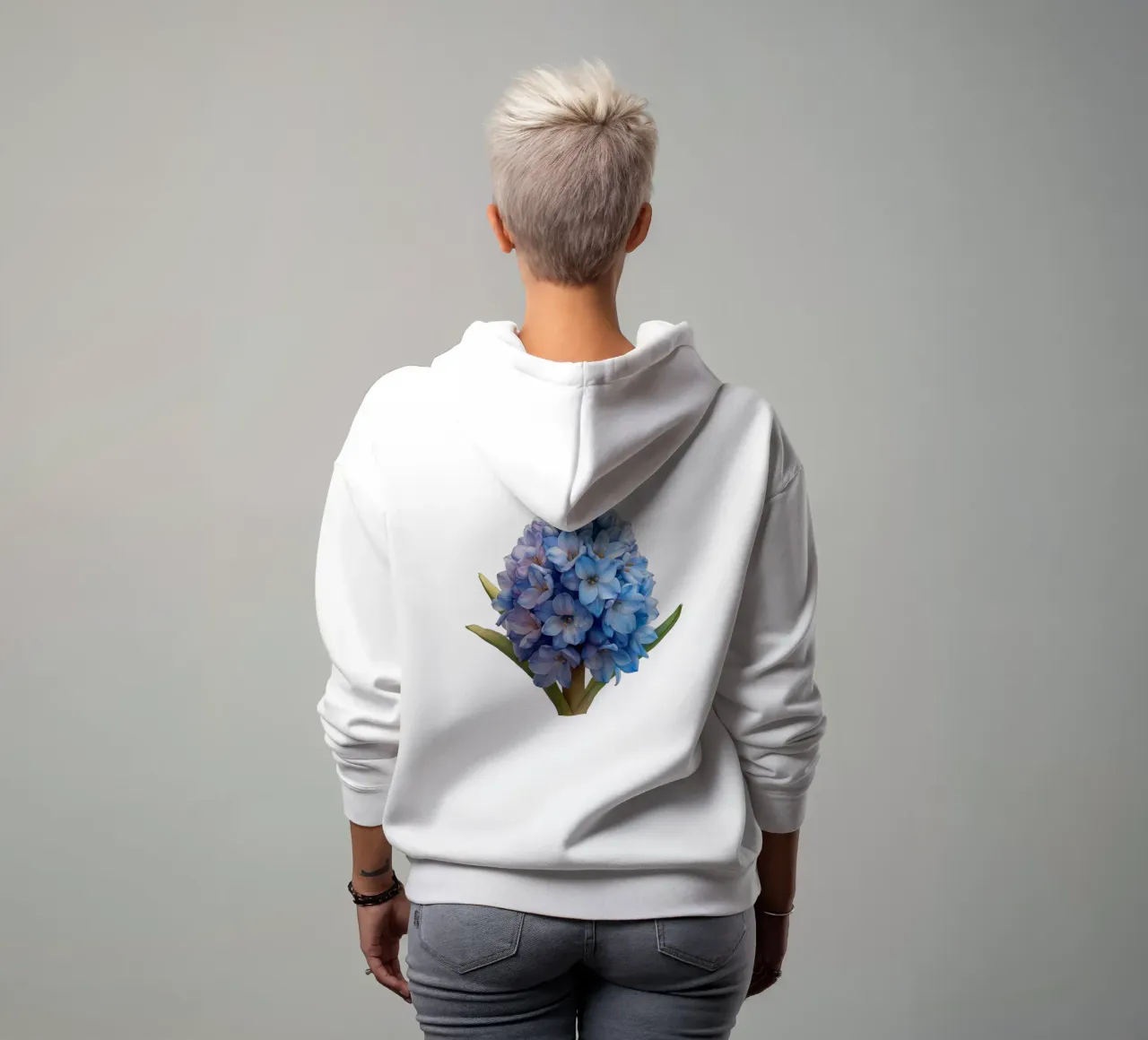 Fiore di giacinto 3 felpa con cappuccio da Bold Blooms