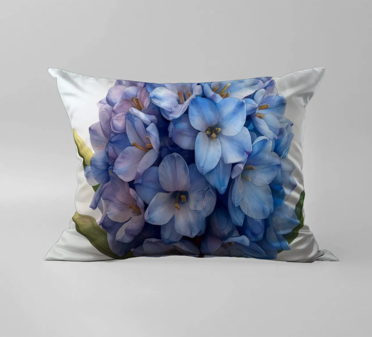 Fiore di giacinto 3 cuscino da Bold Blooms