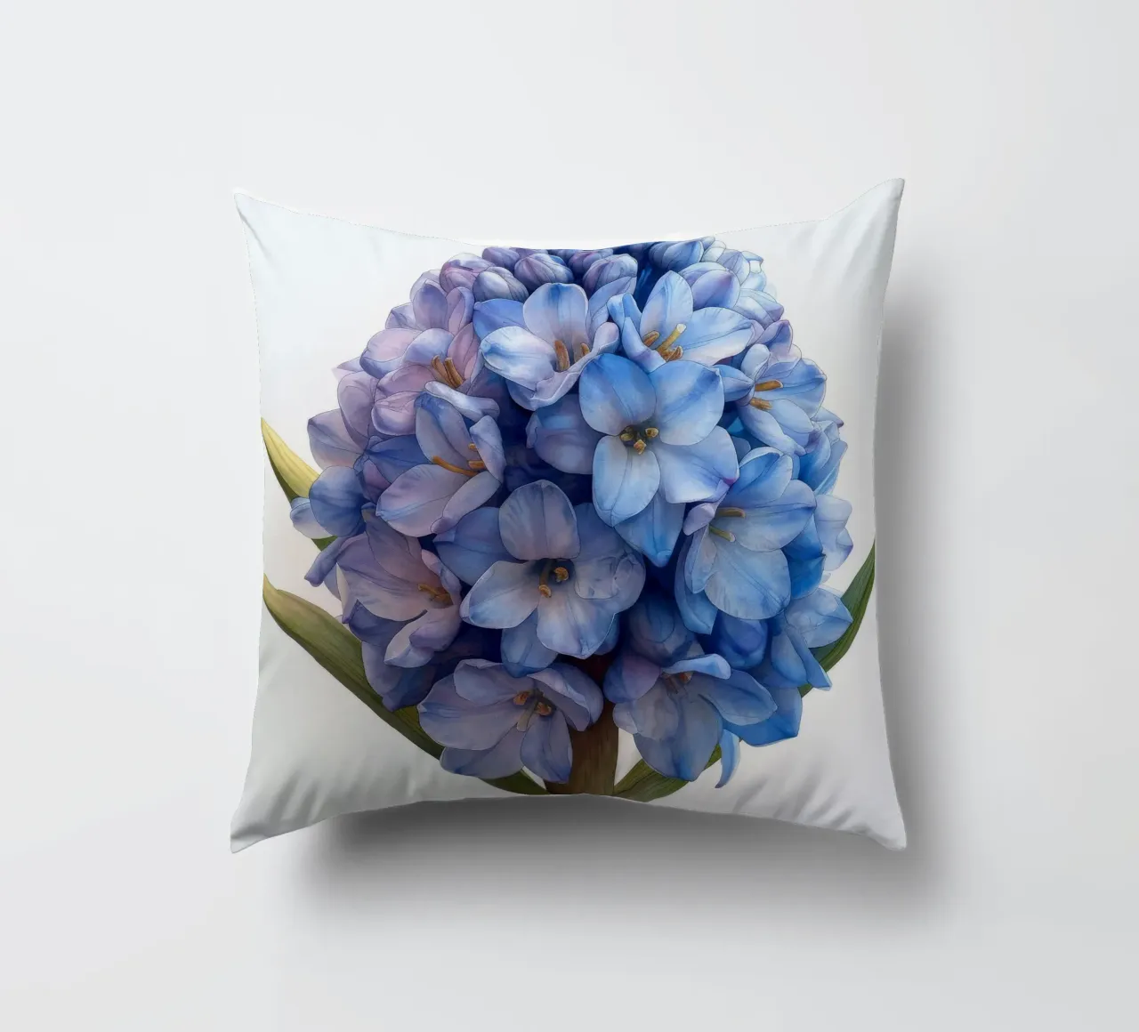 Fiore di giacinto 3 cuscino da Bold Blooms