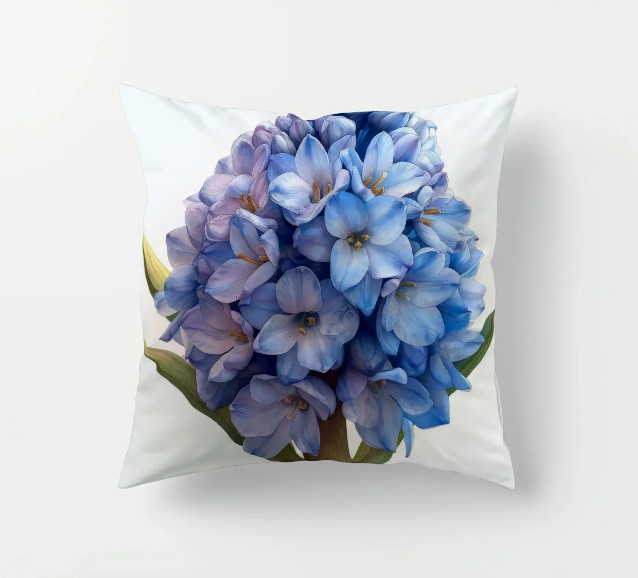 Fiore di giacinto 3 cuscino da Bold Blooms