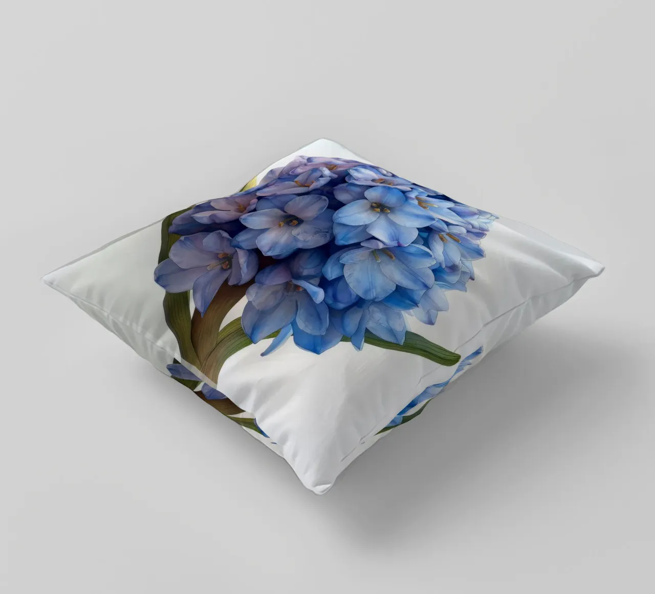 Fiore di giacinto 3 cuscino da Bold Blooms