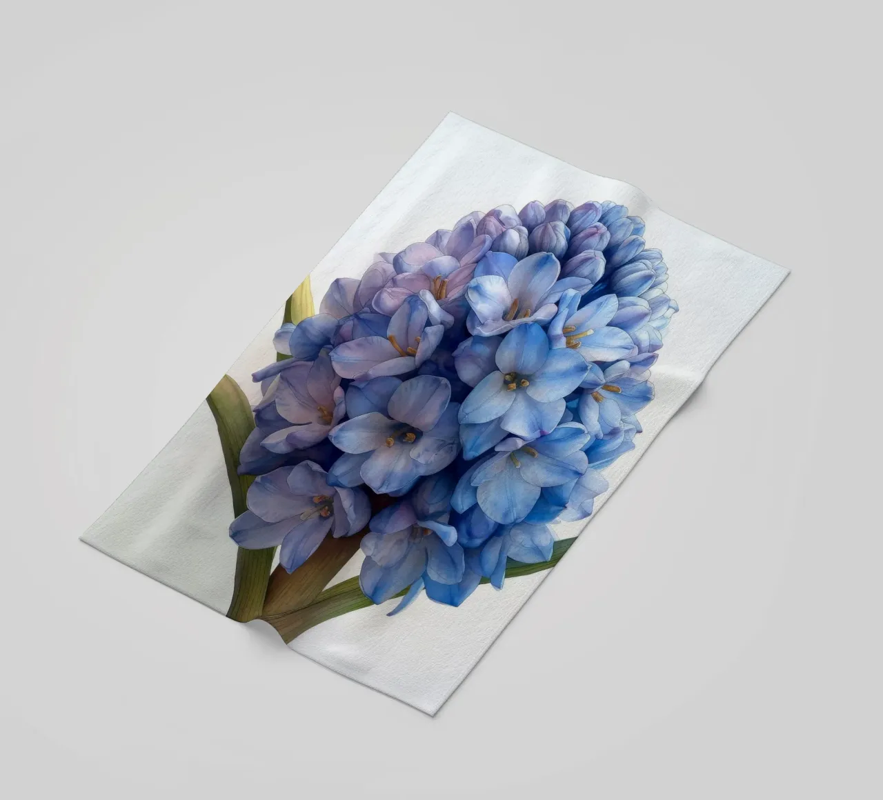 Fiore di giacinto 3 telo mare da Bold Blooms