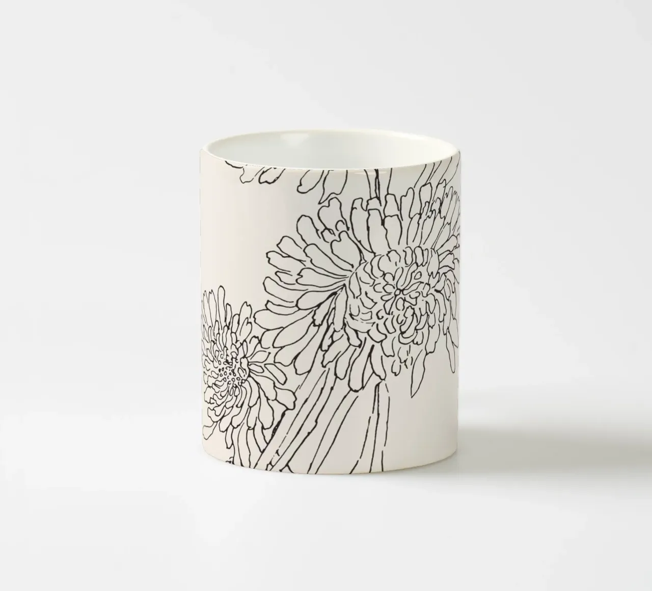 Chrysanths Sketch no. 2 tazza in ceramica da apoloprints
