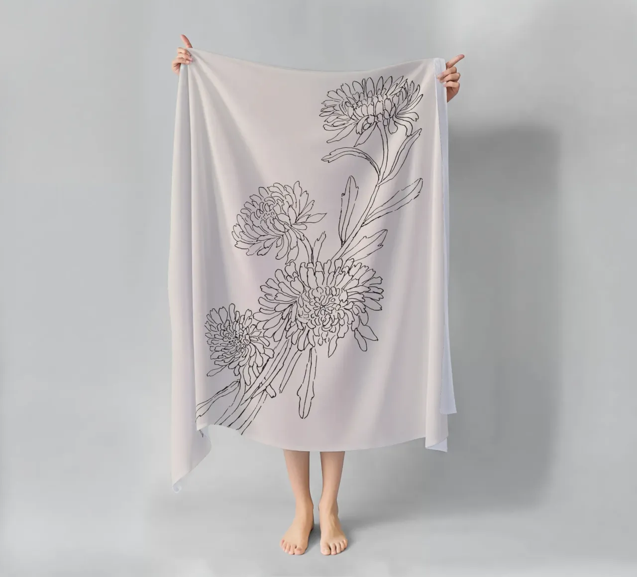 Chrysanths Sketch no. 2 telo mare da apoloprints